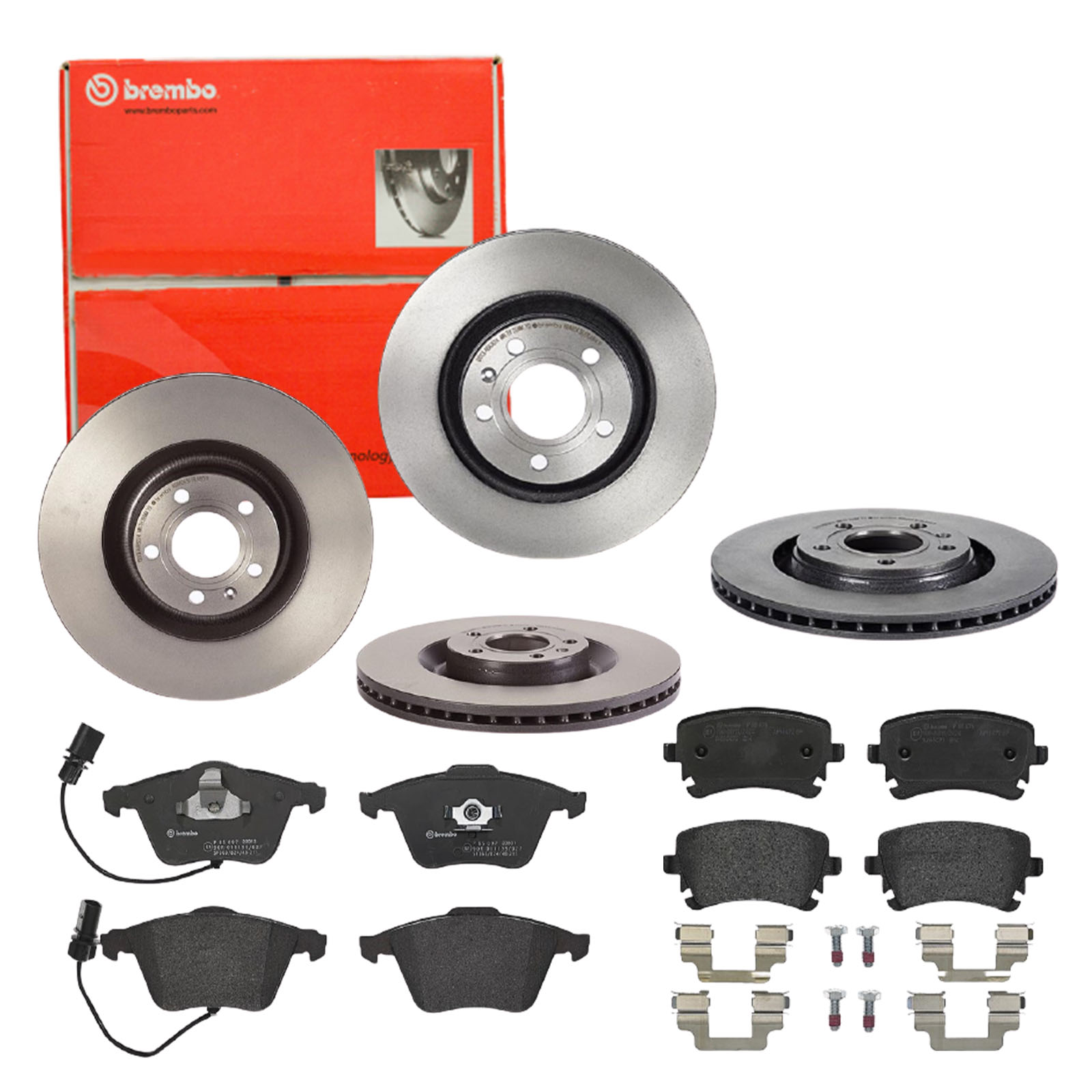 BREMBO Bremsensatz, Scheibenbremse sg00000e31 Hinterachse Innenbelüftet 345mm 22mm für VW AUDI SKODA SEAT AUDI (FAW)