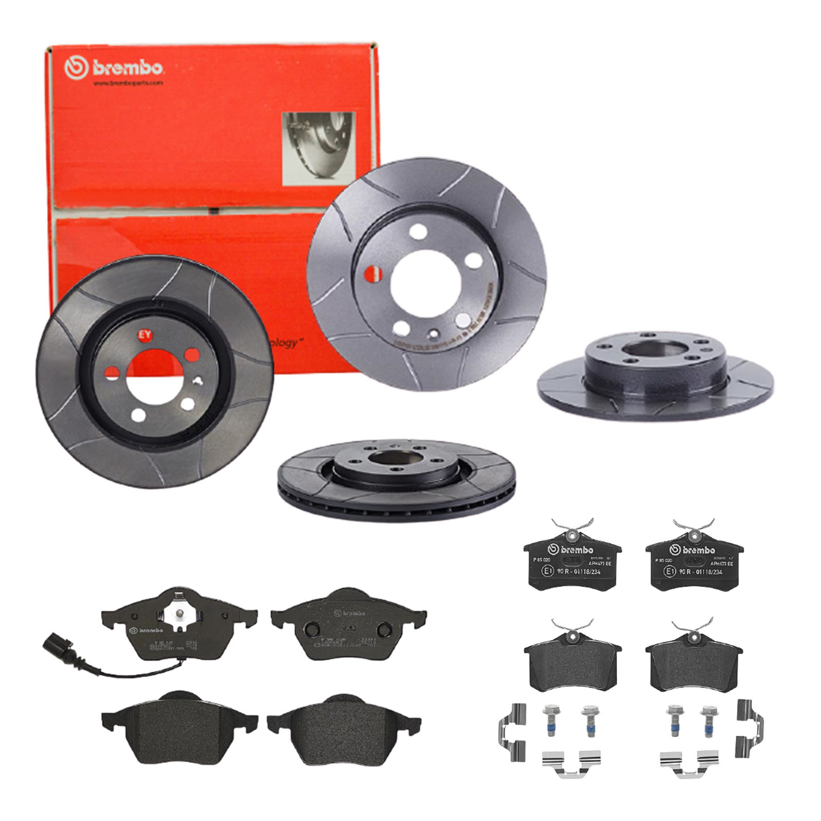 BREMBO Bremsensatz, Scheibenbremse sg00000e34 Hinterachse Geschlitzt 280mm 9mm für PEUGEOT CITROËN FORD MG (SAIC) ROEWE (SAIC) LANCIA ZHONGHUA (BRILLI