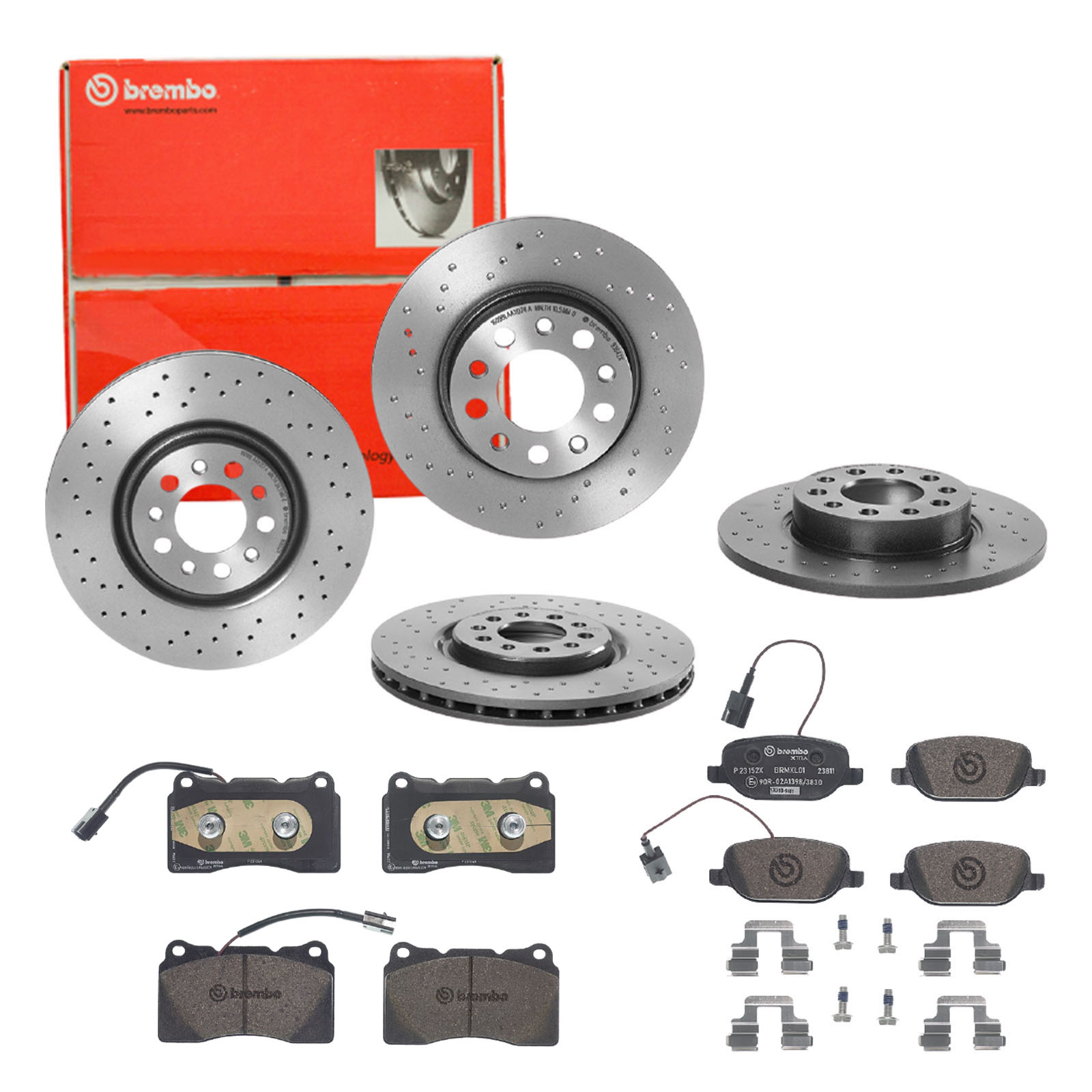BREMBO Bremsensatz, Scheibenbremse sg00000e3c Hinterachse Gelocht/innenbel. 330mm 12mm für ALFA ROMEO JEEP FIAT JEEP (GAC FCA)