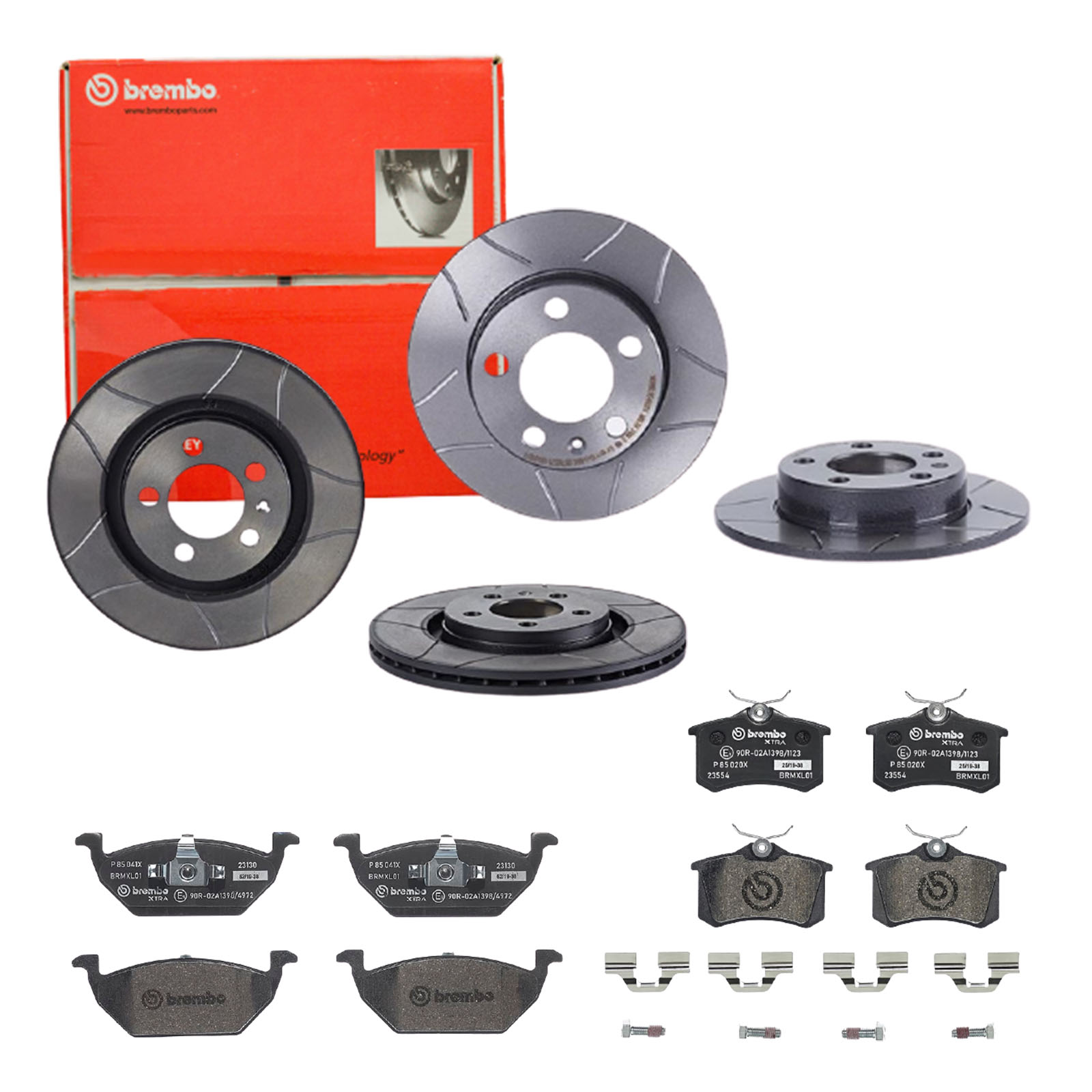 BREMBO Bremsensatz, Scheibenbremse sg00000e3e Hinterachse Geschlitzt 280mm 9mm für CITROËN FORD ROEWE (SAIC) LANCIA VW (FAW) ZHONGHUA (BRILLIANCE) PEU