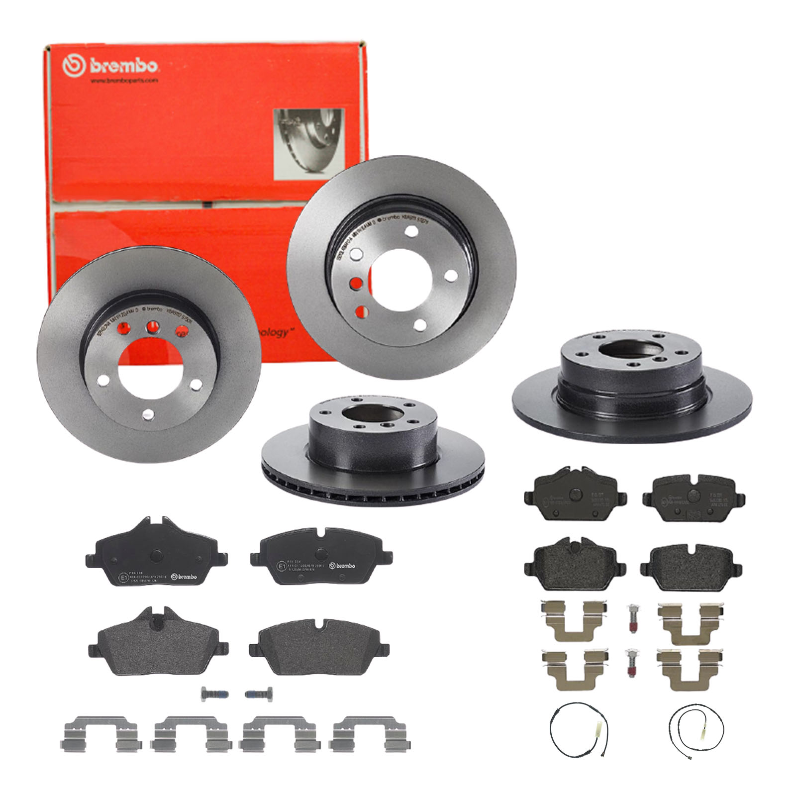 BREMBO Bremsensatz, Scheibenbremse sg00000e3l Vorderachse Voll 280mm 10mm für BMW MINI