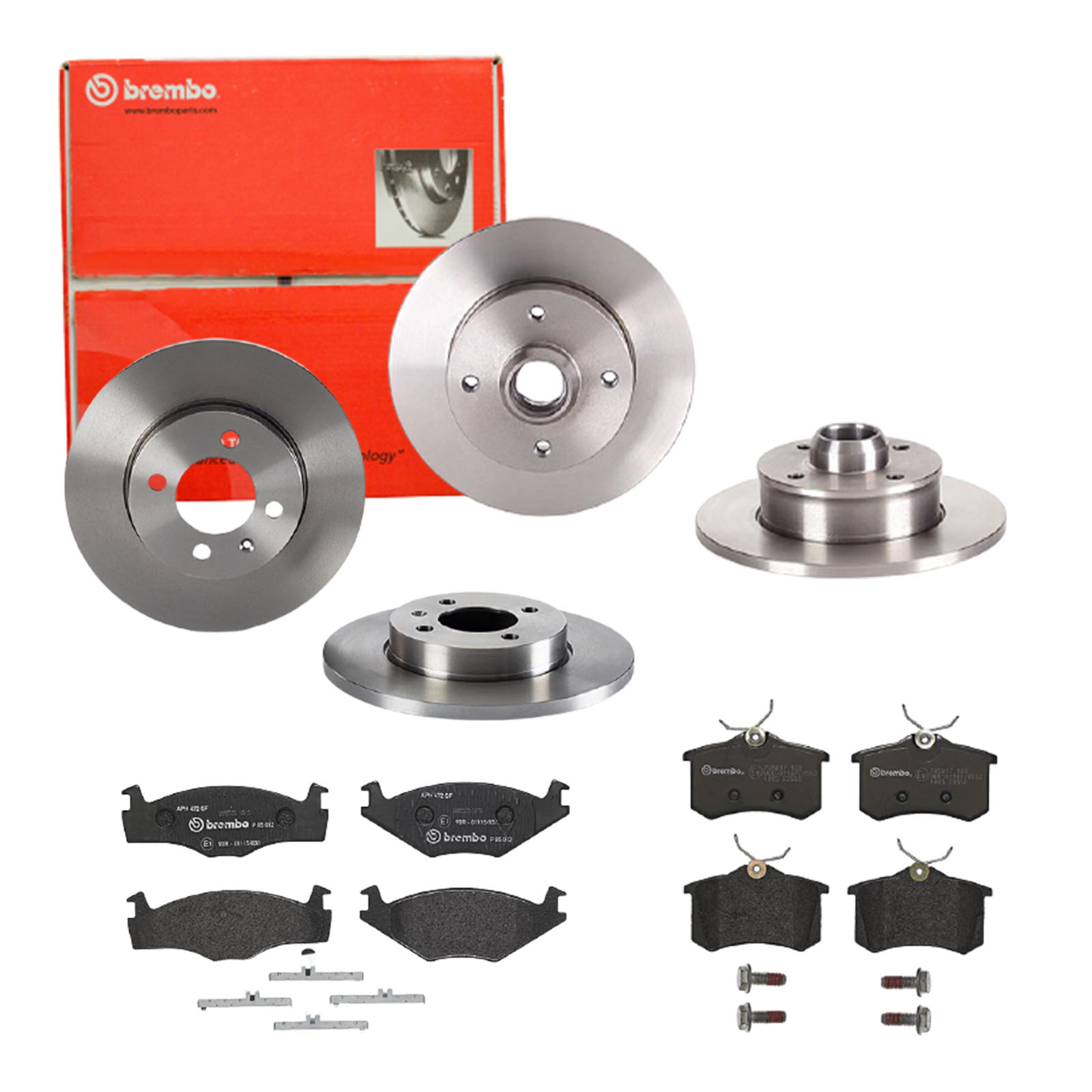 BREMBO Bremsensatz, Scheibenbremse sg00000e3v Hinterachse Voll 226mm 10mm für PEUGEOT MG (SAIC) ROEWE (SAIC) SEAT VW SKODA VW (SVW) CITROËN NISSAN AUD