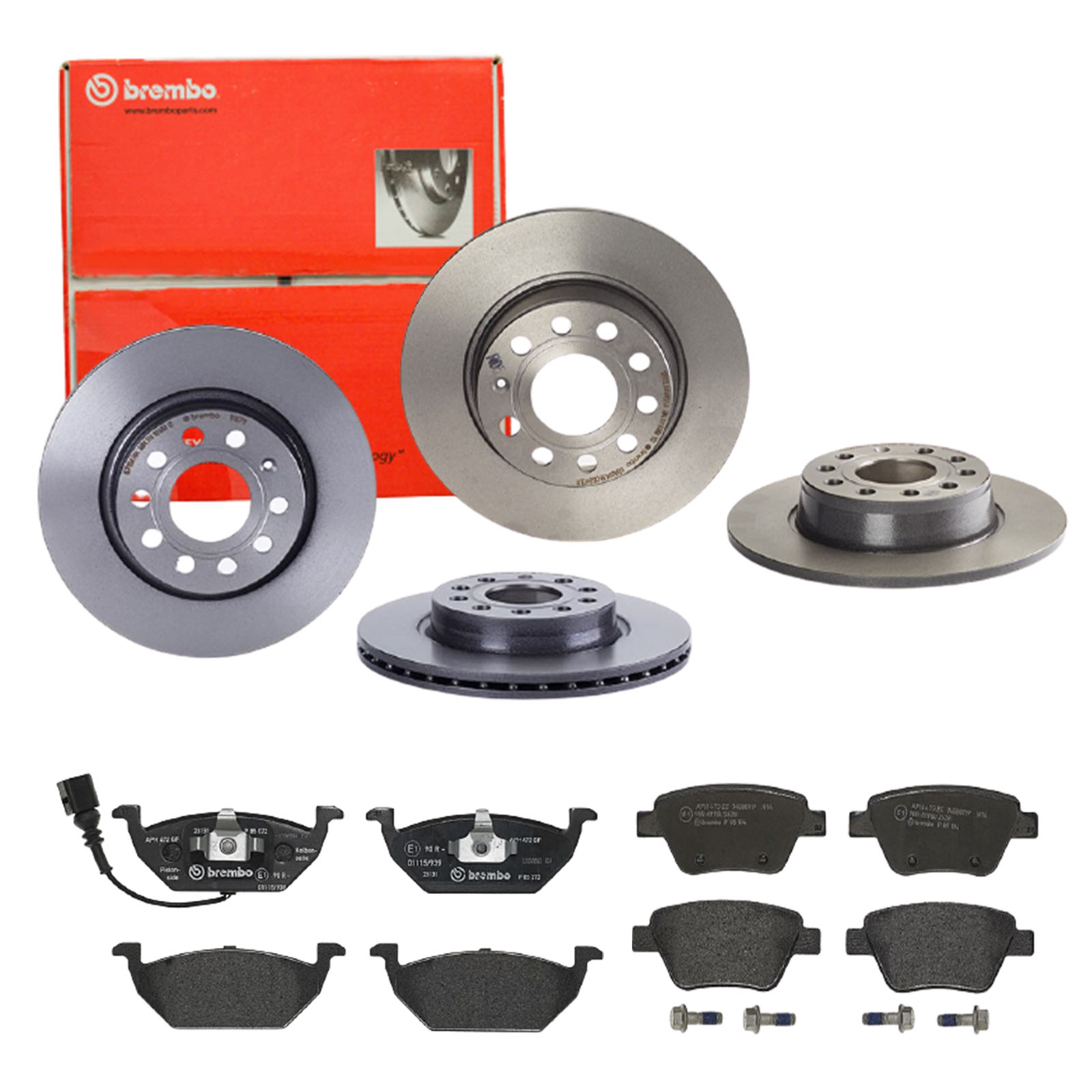 BREMBO Bremsensatz, Scheibenbremse sg00000e3y Vorderachse Innenbelüftet 280mm 22mm für ROEWE (SAIC) VW SKODA SEAT VW (FAW) AUDI VW (SVW) AUDI (FAW) SK