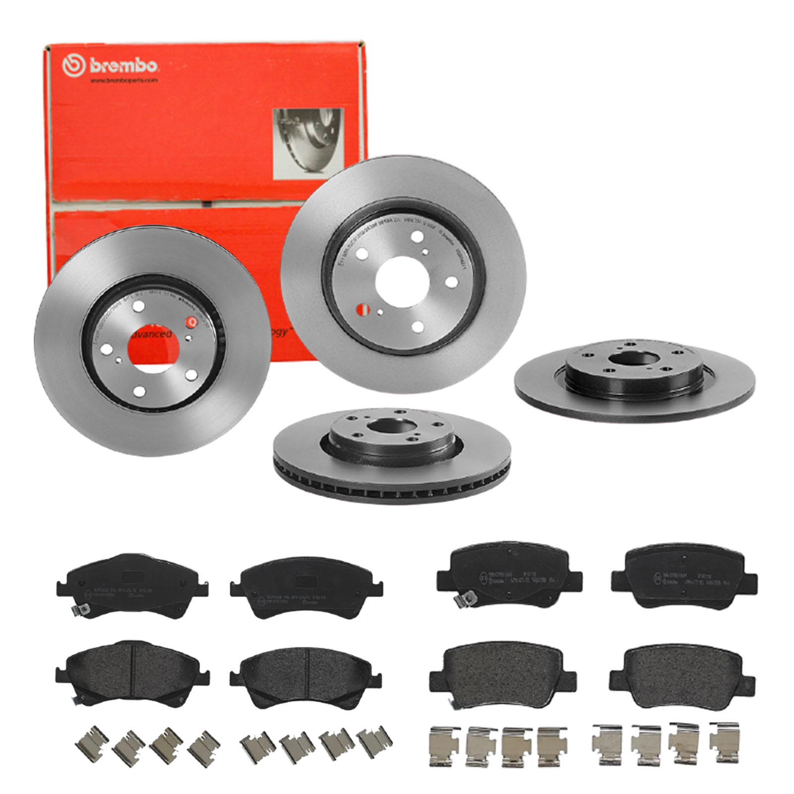 BREMBO Bremsensatz, Scheibenbremse sg00000e44 Hinterachse Innenbelüftet 290mm 26mm für TOYOTA