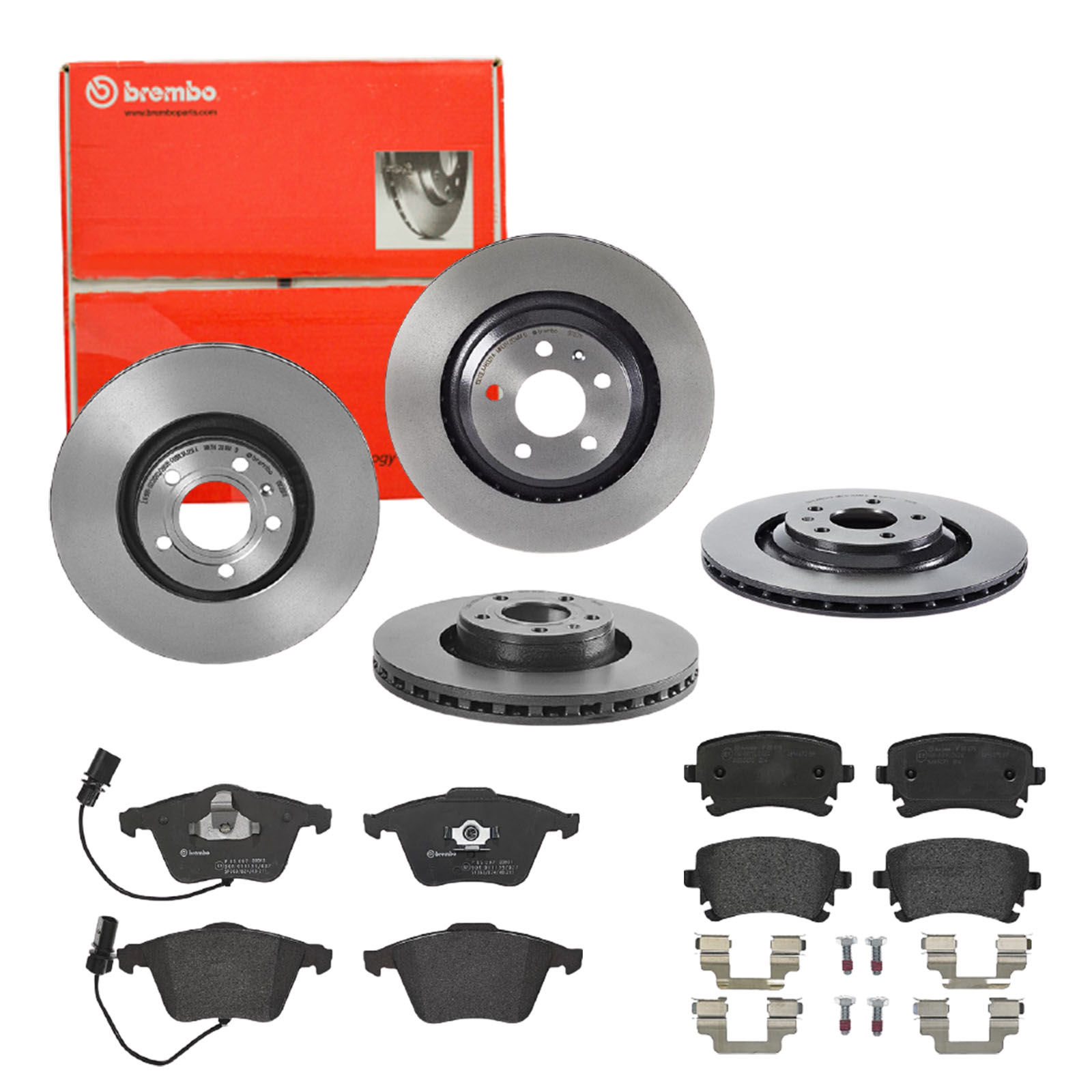 BREMBO Bremsensatz, Scheibenbremse sg00000e49 Vorderachse Innenbelüftet 321mm 30mm für SEAT AUDI SKODA VW AUDI (FAW)
