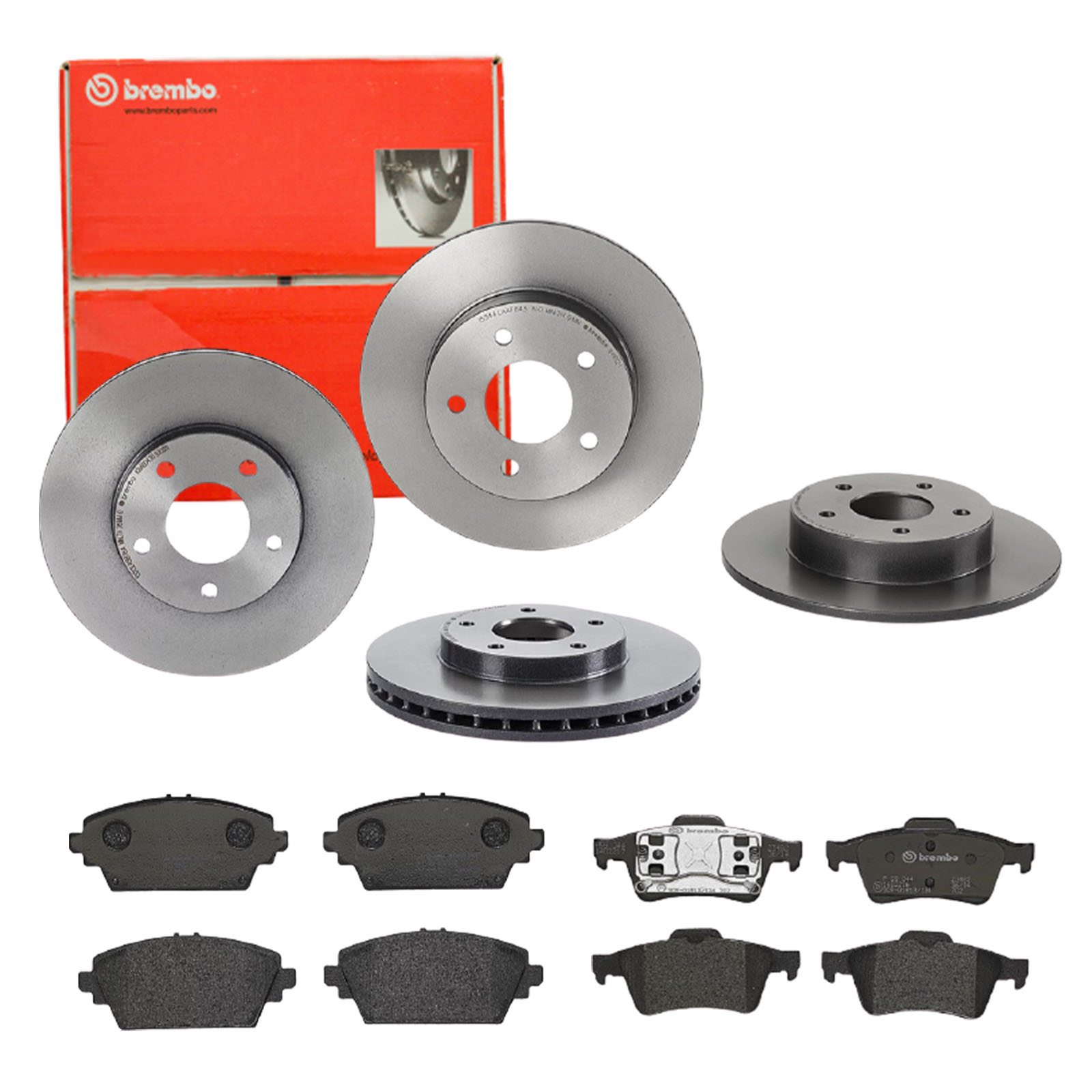 BREMBO Bremsensatz, Scheibenbremse sg00000e4a Hinterachse Voll 278mm 28mm für SAAB RENAULT NISSAN