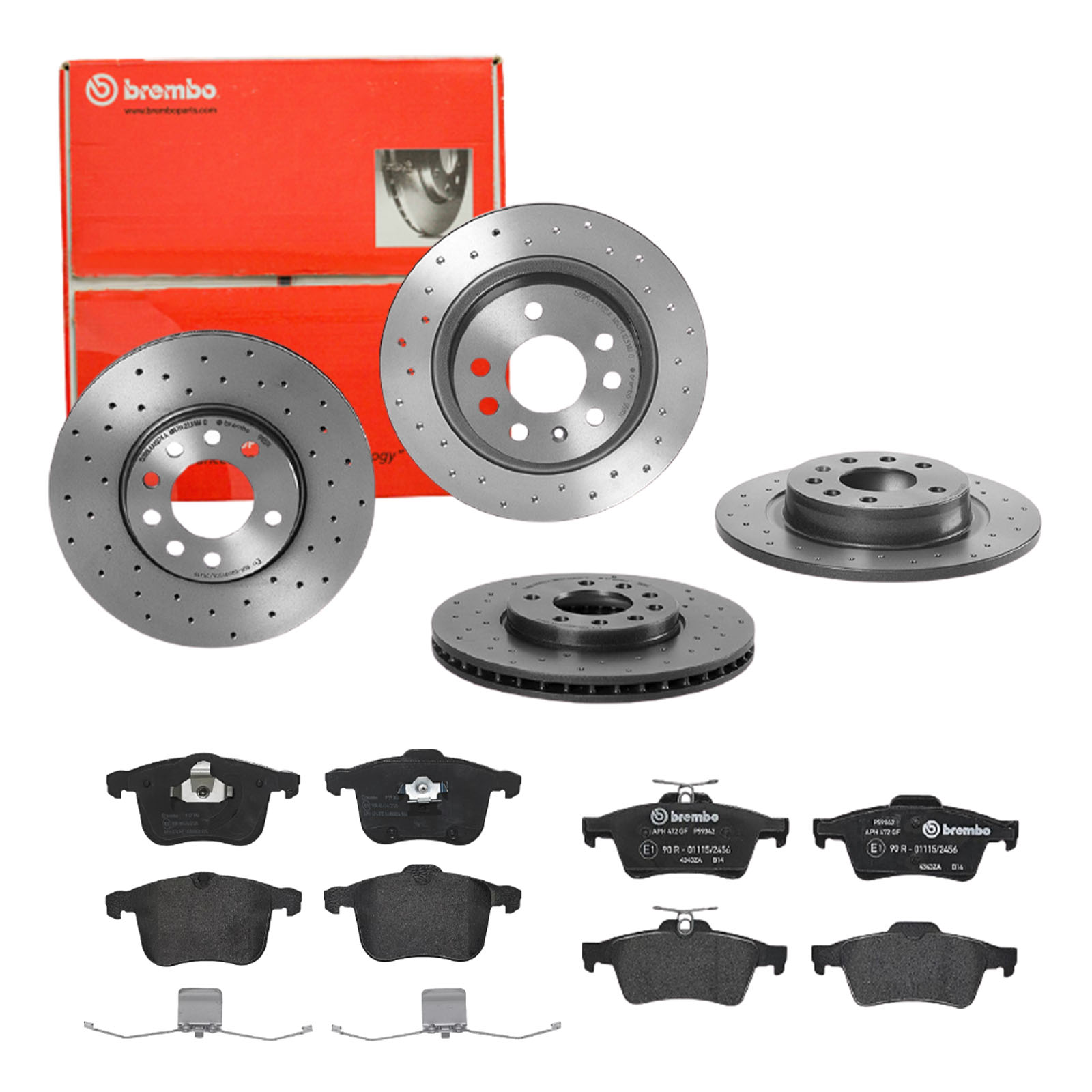 BREMBO sg00000e4c Hinterachse Gelocht/innenbel. 285mm 25mm für CITROËN OPEL FORD VOLVO SAAB PONTIAC VAUXHALL GENERAL MOTORS CADILLAC RENAULT