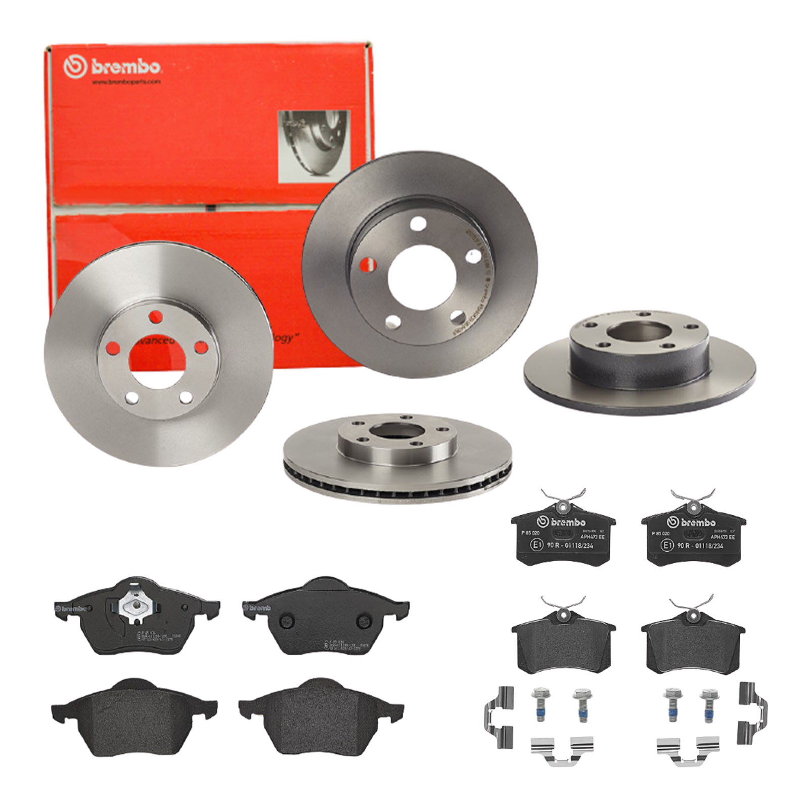 BREMBO Bremsensatz, Scheibenbremse sg00000e4d Hinterachse Voll 245mm 25mm für PEUGEOT CITROËN FORD MG (SAIC) ROEWE (SAIC) FIAT ZHONGHUA (BRILLIANCE) D