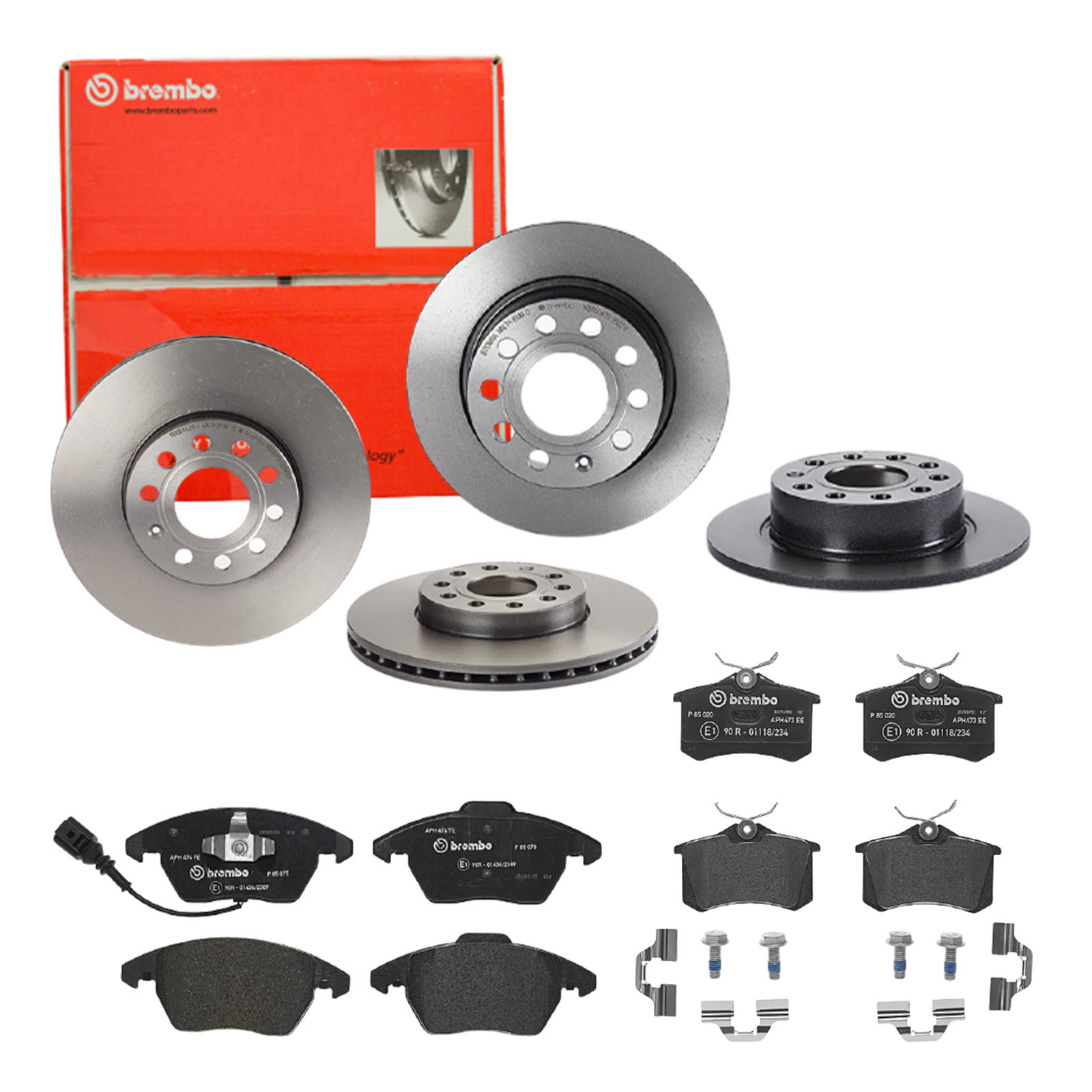 BREMBO Bremsensatz, Scheibenbremse sg00000e4i Hinterachse Voll 288mm 10mm für PEUGEOT CITROËN FORD MG (SAIC) ROEWE (SAIC) LANCIA ZHONGHUA (BRILLIANCE)