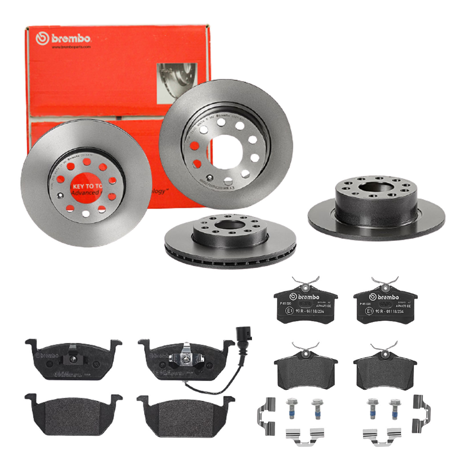 BREMBO Bremsensatz, Scheibenbremse sg00000e4j Vorderachse Innenbelüftet 253mm 24mm für PEUGEOT CITROËN FORD MG (SAIC) ROEWE (SAIC) FIAT ZHONGHUA (BRIL