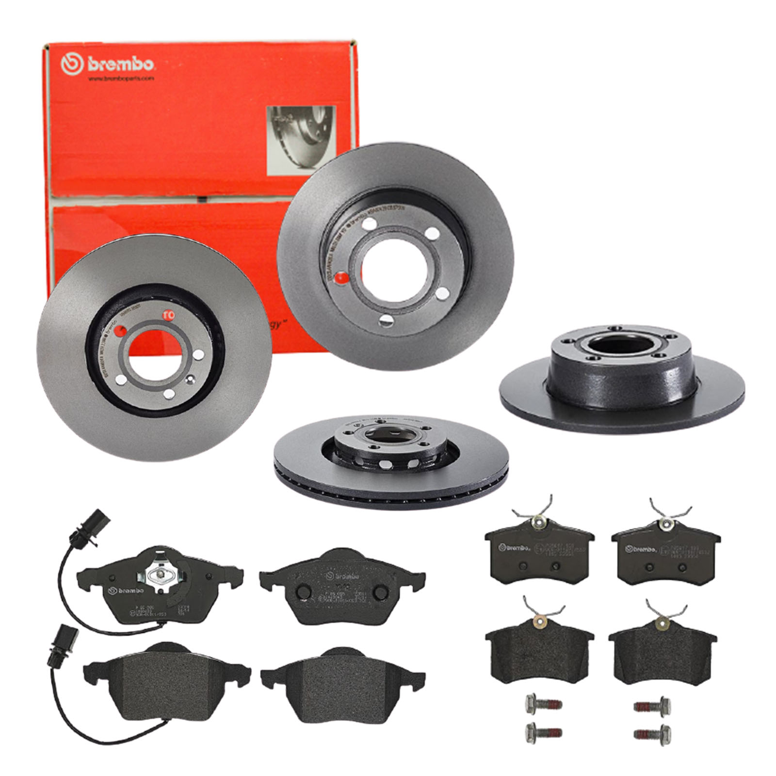 BREMBO Bremsensatz, Scheibenbremse sg00000e4l Hinterachse Voll 255mm 10mm für PEUGEOT MG (SAIC) ROEWE (SAIC) SKODA CITROËN SEAT AUDI VW AUDI (FAW) REN