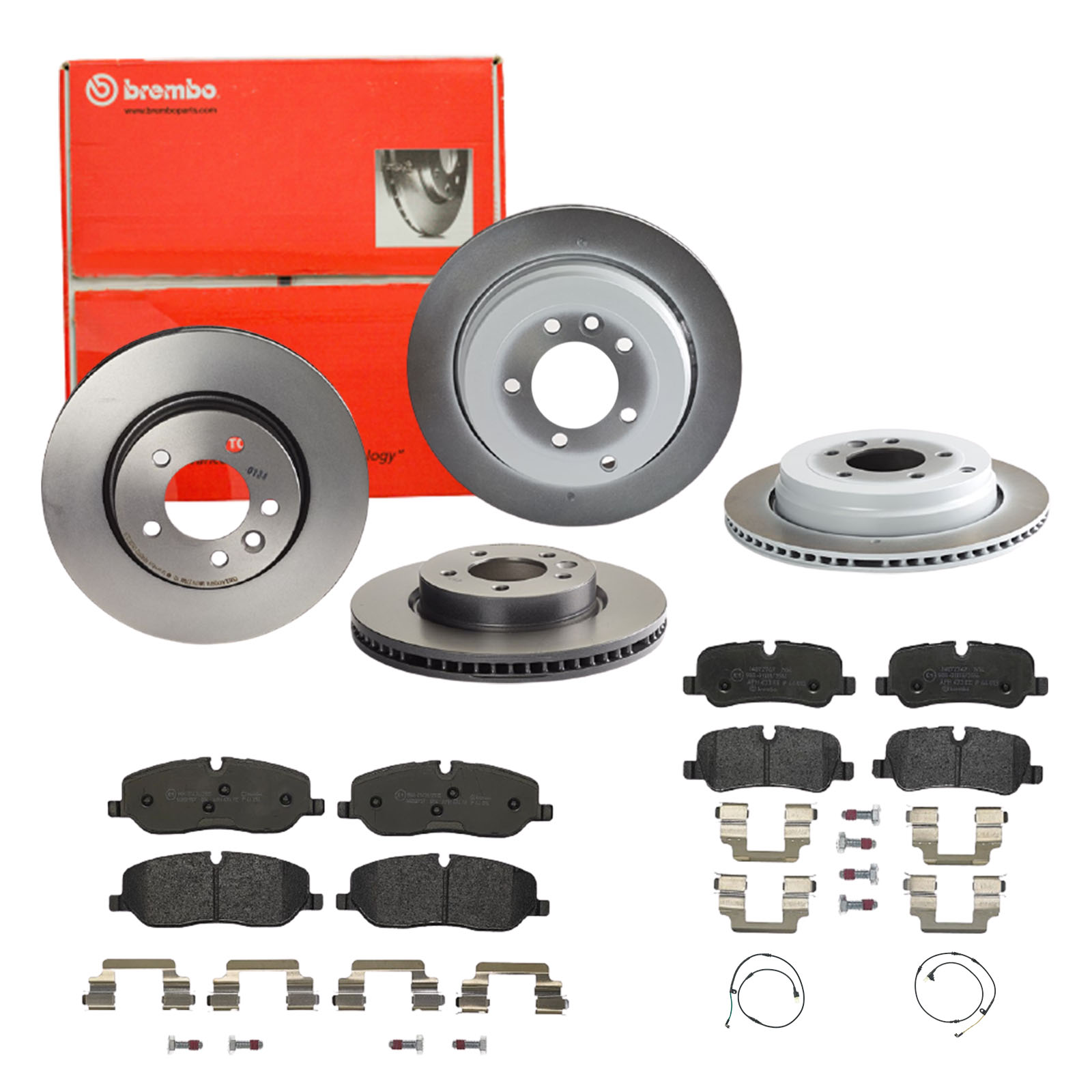 BREMBO Bremsensatz, Scheibenbremse sg00000e4m Vorderachse Innenbelüftet 325mm 20mm für LAND ROVER