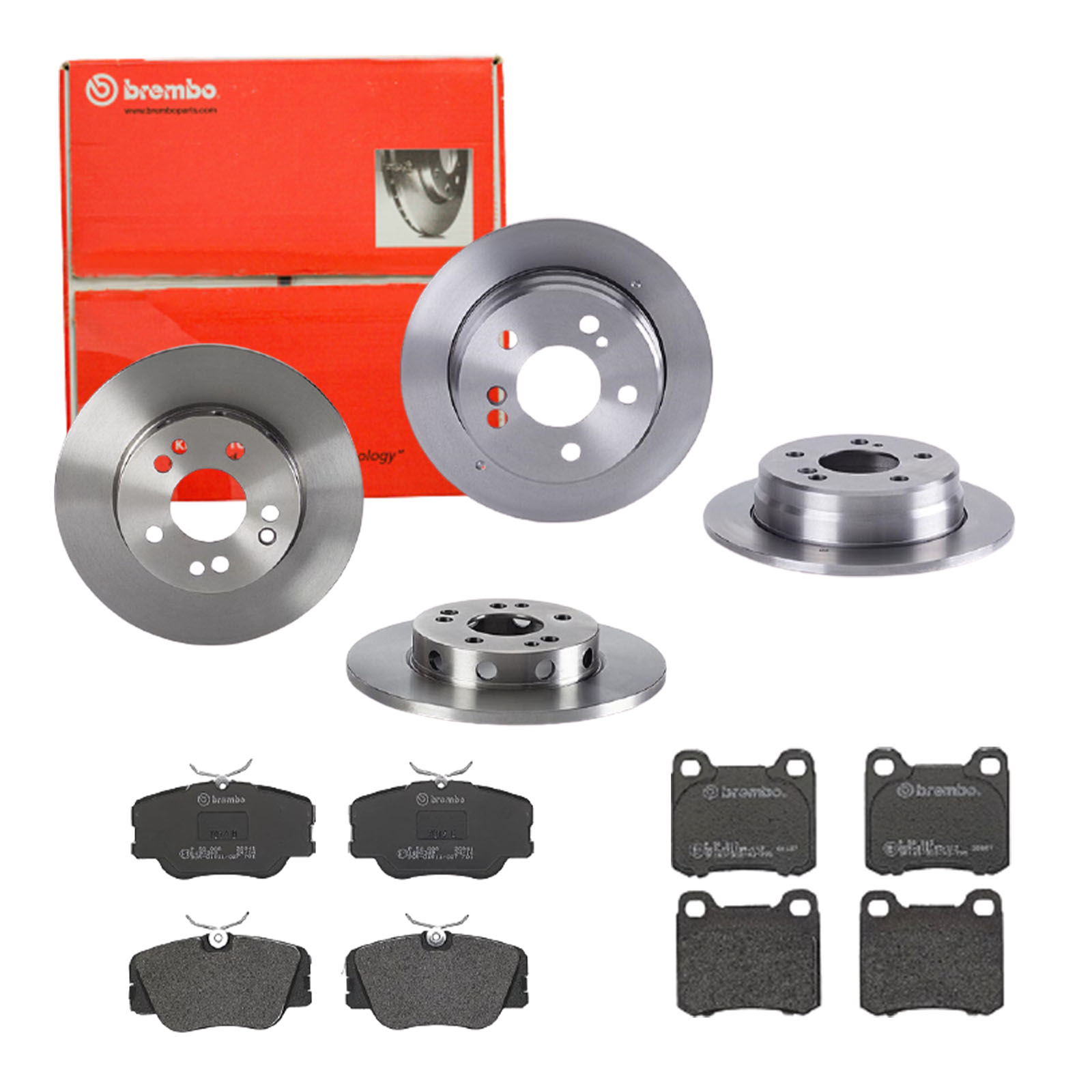 BREMBO Bremsensatz, Scheibenbremse sg00000e4x Vorderachse Voll 258mm 9mm für MERCEDES-BENZ
