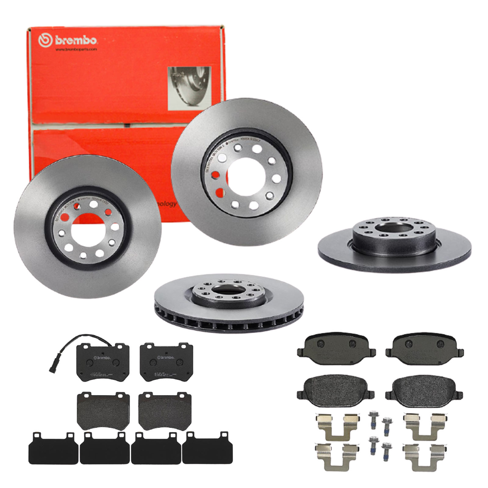 BREMBO Bremsensatz, Scheibenbremse sg00000e54 Hinterachse Voll 278mm 12mm für LANCIA ALFA ROMEO FIAT (GAC) JEEP FIAT JEEP (GAC FCA) CHRYSLER DODGE