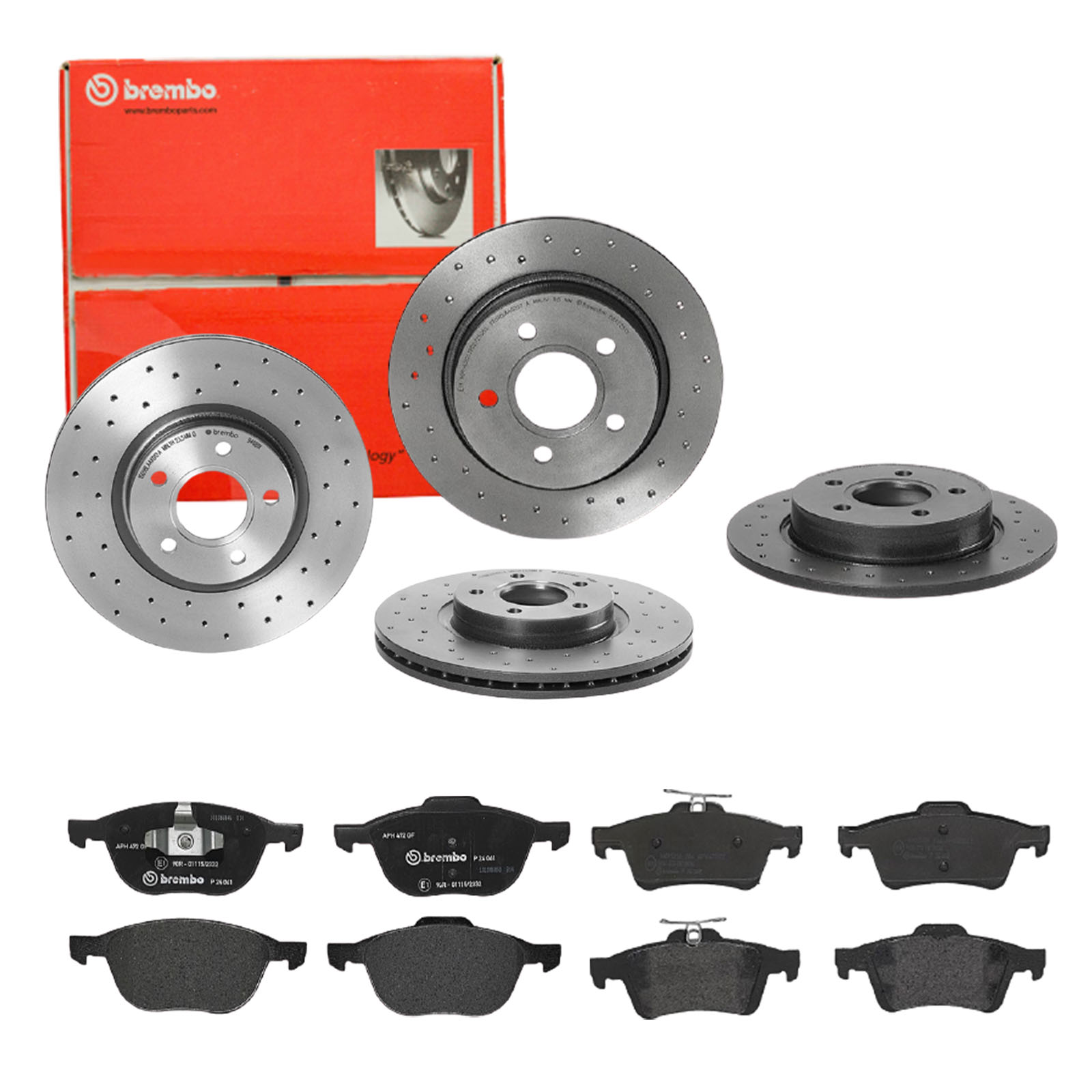 BREMBO Bremsensatz, Scheibenbremse sg00000e5e Vorderachse Voll 271mm 11mm für VOLVO FORD FORD (CHANGAN) FORD USA MAZDA NISSAN MITSUBISHI FORD ASIA & O