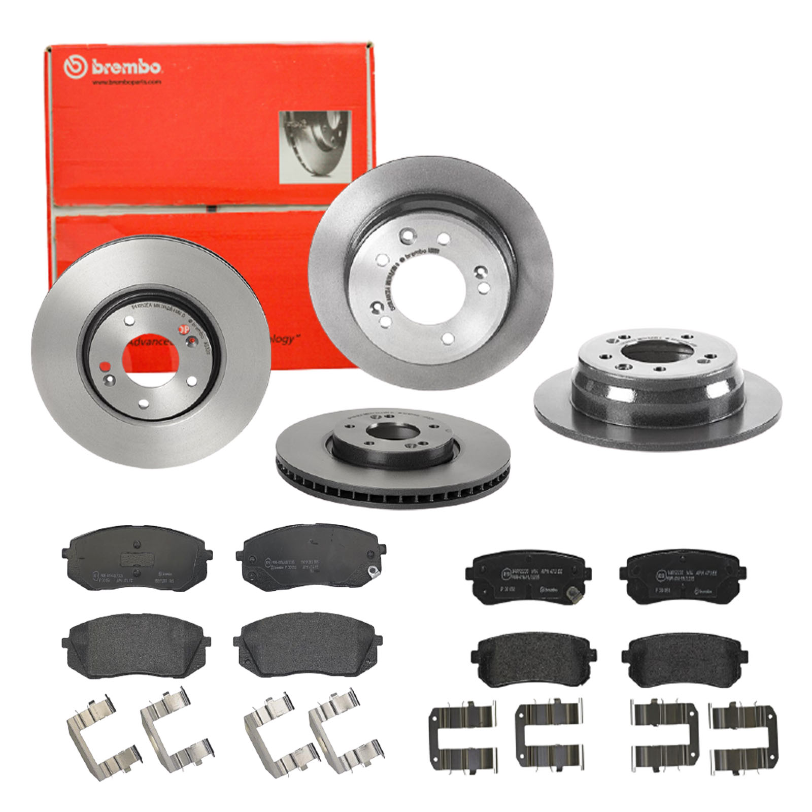 BREMBO Bremsensatz, Scheibenbremse sg00000e5f Vorderachse Voll 262mm 10mm für HYUNDAI KIA HYUNDAI (BEIJING) KIA (DYK)