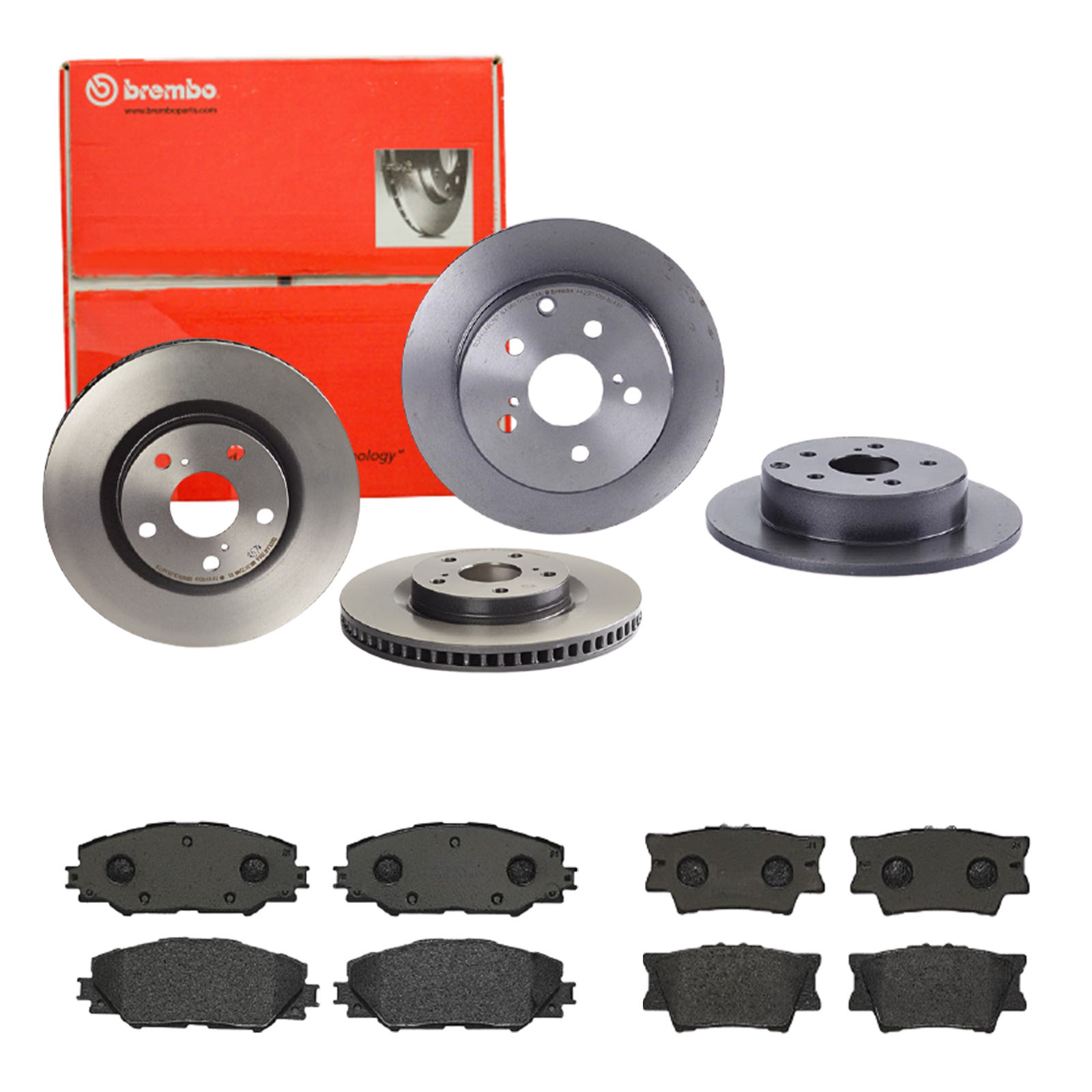 BREMBO Bremsensatz, Scheibenbremse sg00000e5r Vorderachse Innenbelüftet 296mm 28mm für PONTIAC TOYOTA TOYOTA (FAW) TOYOTA (GAC) LEXUS
