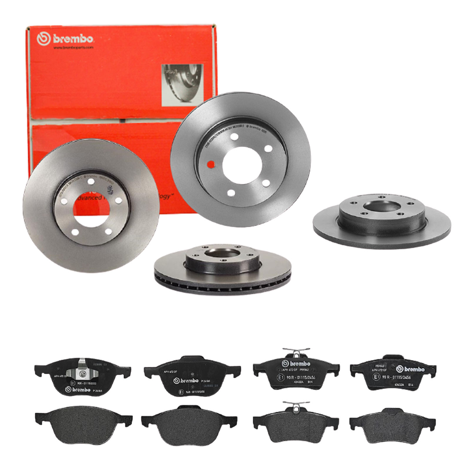 BREMBO Bremsensatz, Scheibenbremse sg00000e6a Hinterachse Innenbelüftet 265mm 25mm für CITROËN FORD FORD (CHANGAN) OPEL VOLVO GENERAL MOTORS PONTIAC S