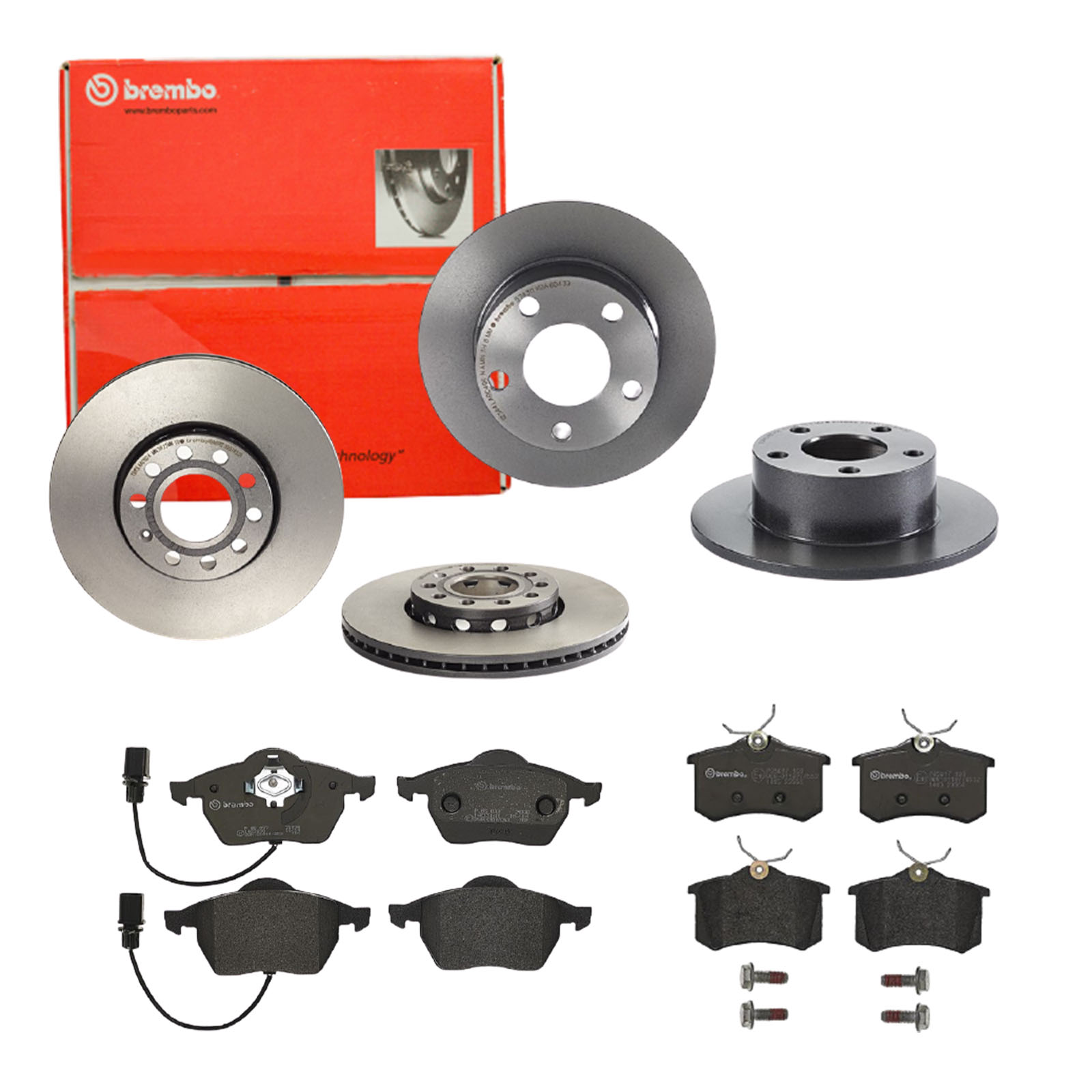 BREMBO Bremsensatz, Scheibenbremse sg00000e6g Vorderachse Innenbelüftet 245mm 25mm für PEUGEOT MG (SAIC) ROEWE (SAIC) SKODA CITROËN SEAT AUDI VW AUDI