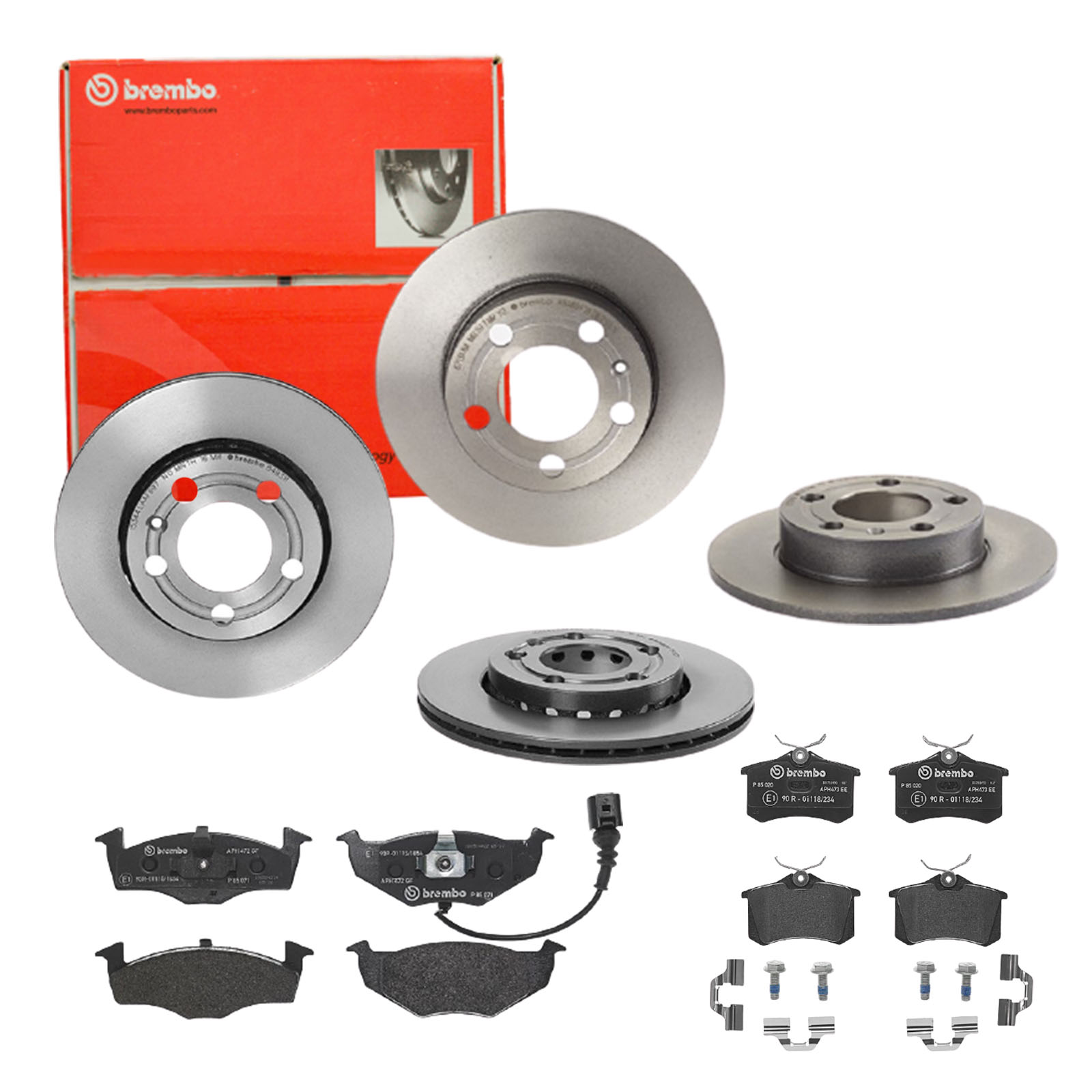 BREMBO Bremsensatz, Scheibenbremse sg00000e6s Hinterachse Innenbelüftet 239mm 9mm für CITROËN PEUGEOT FORD MG (SAIC) ROEWE (SAIC) LANCIA ZHONGHUA (BRI