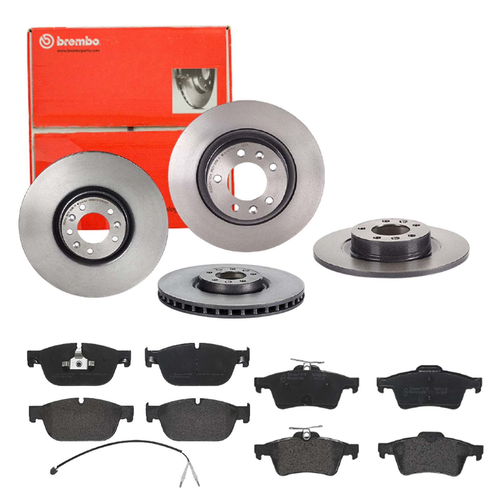 BREMBO Bremsensatz, Scheibenbremse sg00000e6u Vorderachse Innenbelüftet 290mm 12mm für PEUGEOT PEUGEOT (DF-PSA) CITROËN CITROËN (DF-PSA)