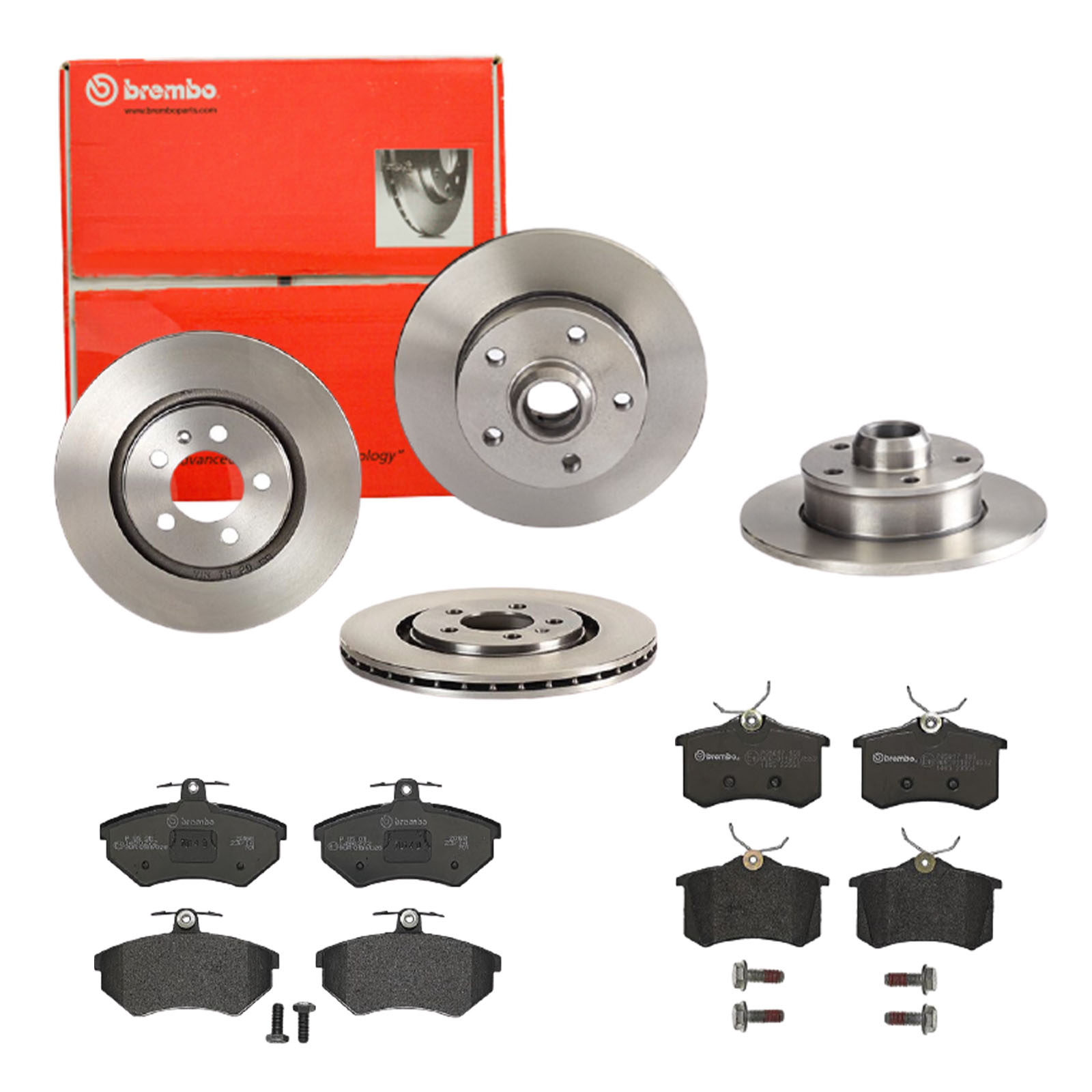 BREMBO Bremsensatz, Scheibenbremse sg00000e6y Hinterachse Innenbelüftet 280mm 22mm für PEUGEOT ROEWE (SAIC) AUDI CITROËN SEAT VW RENAULT SKODA EUROPES