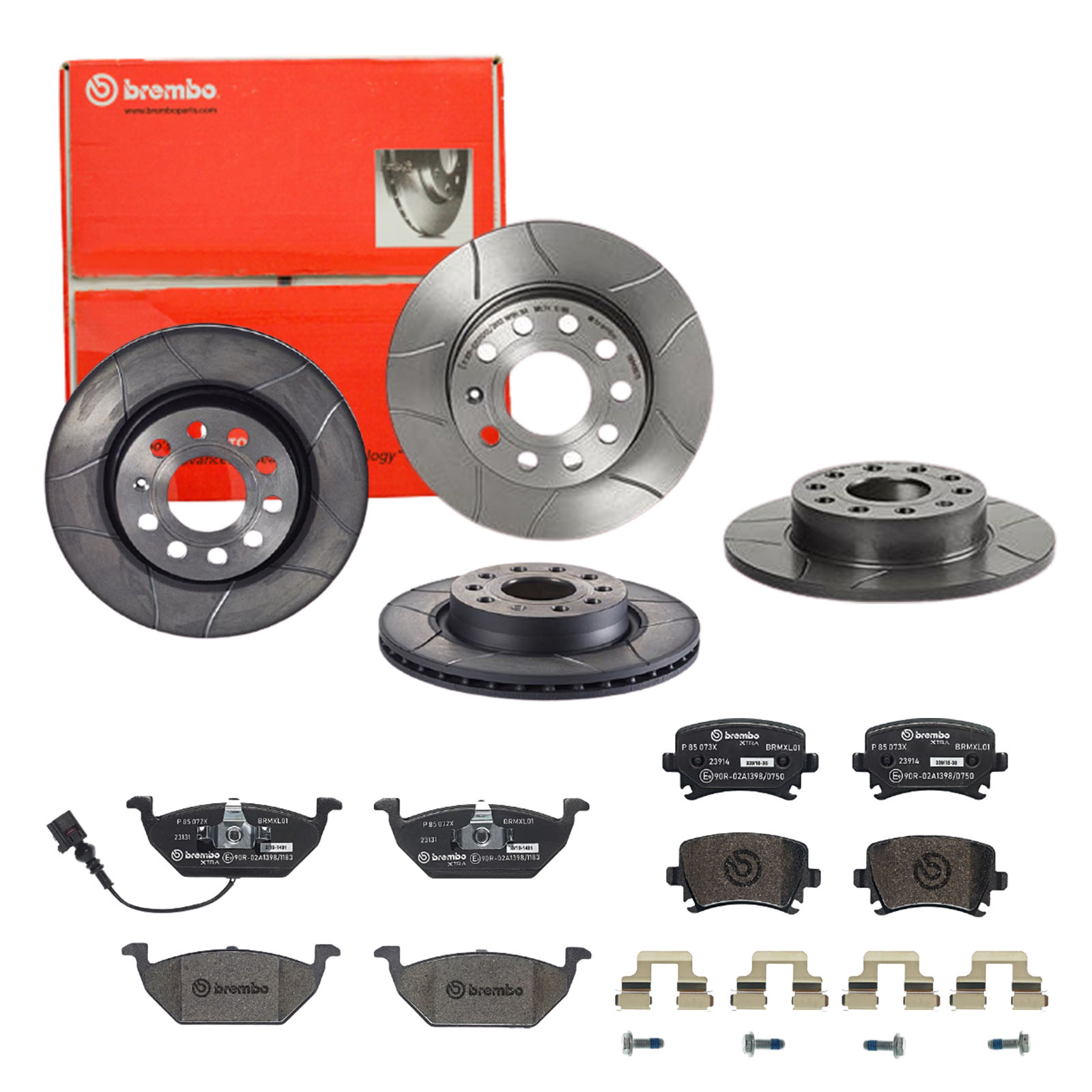 BREMBO Bremsensatz, Scheibenbremse sg00000e78 Vorderachse Geschlitzt 256mm 12mm für ROEWE (SAIC) AUDI VW SKODA VW (FAW) SEAT VW (SVW) SKODA (SVW) AUDI