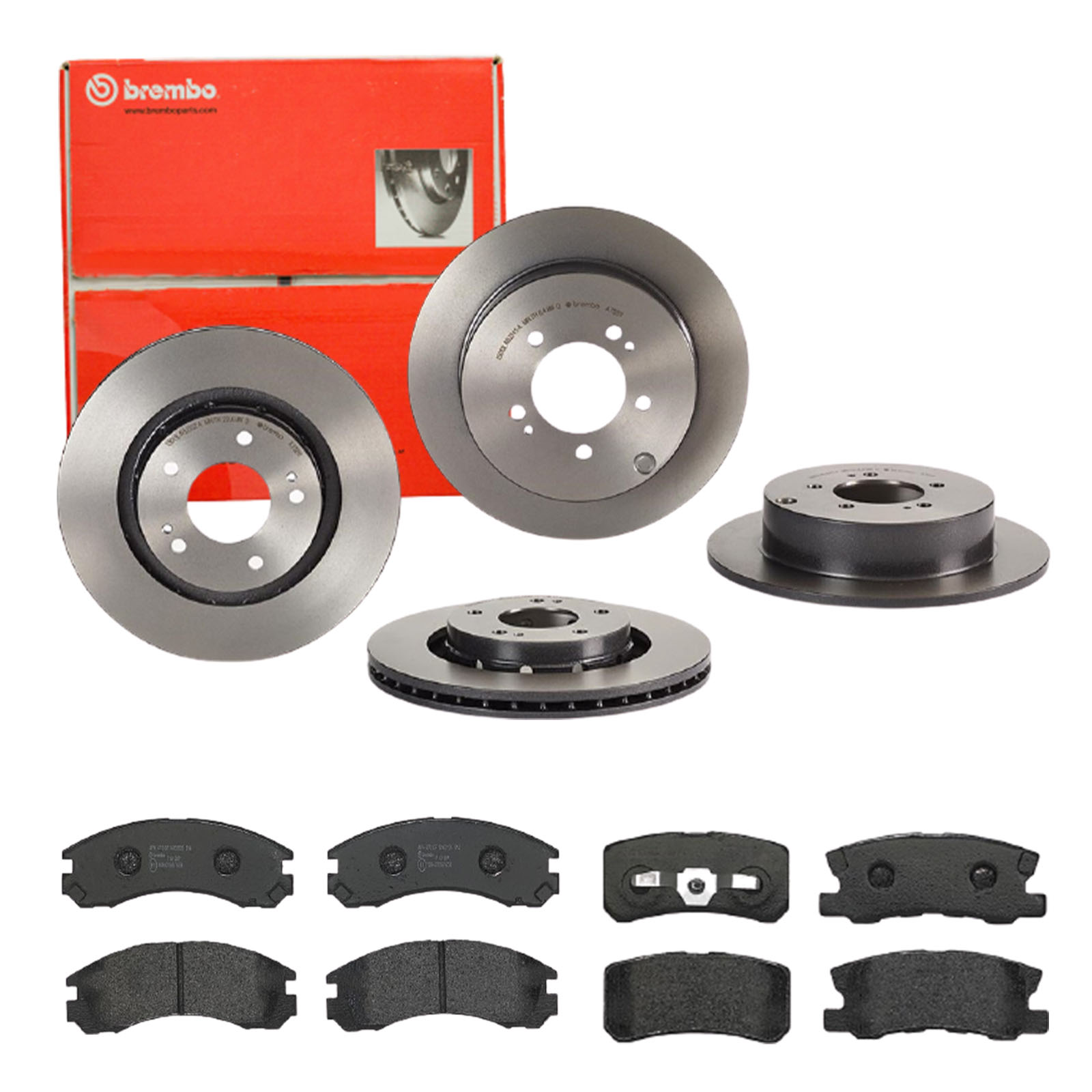 BREMBO Bremsensatz, Scheibenbremse sg00000e7q Hinterachse Innenbelüftet 294mm 10mm für PEUGEOT CITROËN CHRYSLER MITSUBISHI DODGE LANCIA MITSUBISHI (GA