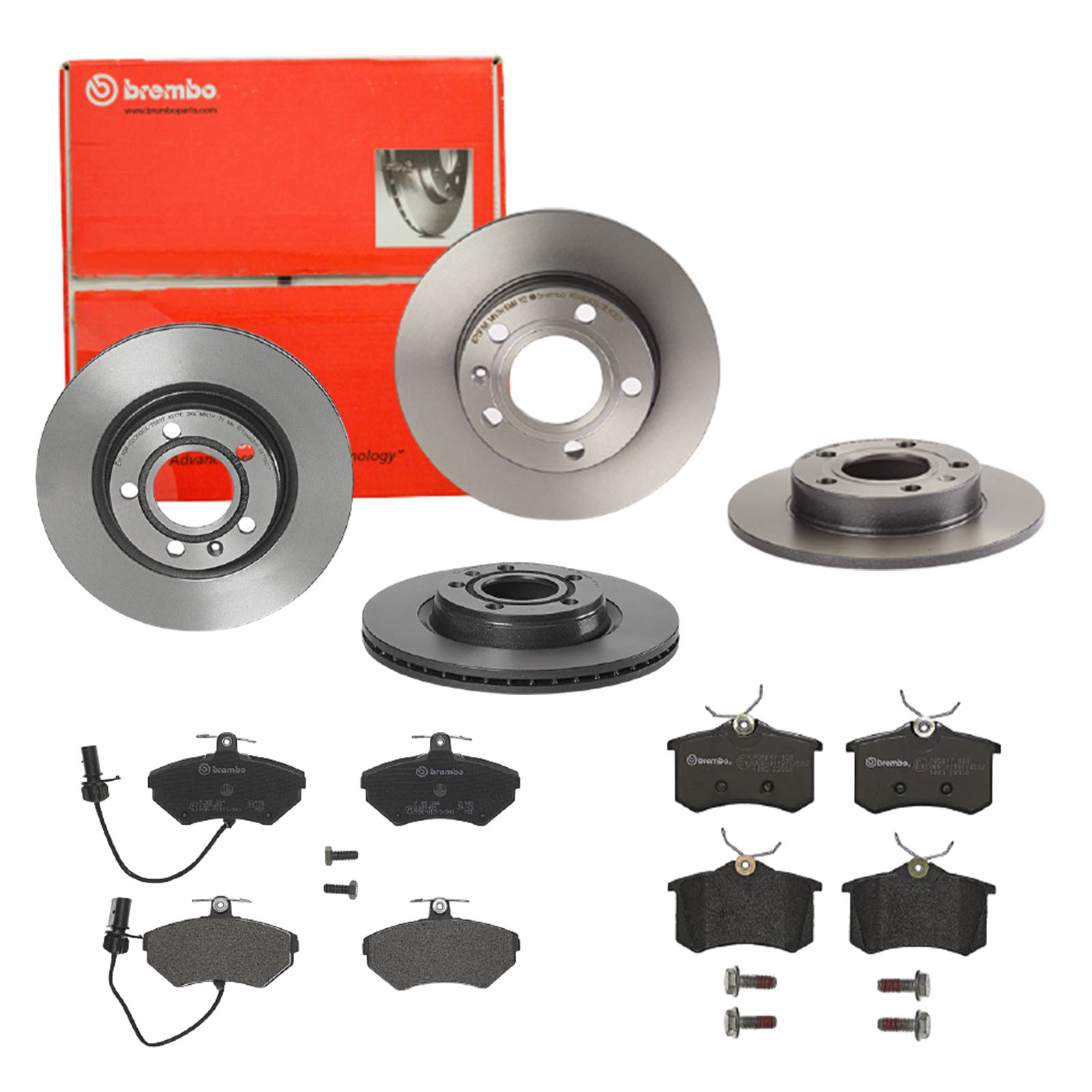 BREMBO Bremsensatz, Scheibenbremse sg00000e7u Hinterachse Innenbelüftet 245mm 22mm für PEUGEOT ROEWE (SAIC) AUDI CITROËN SKODA VW KARRY SEAT NISSAN EU