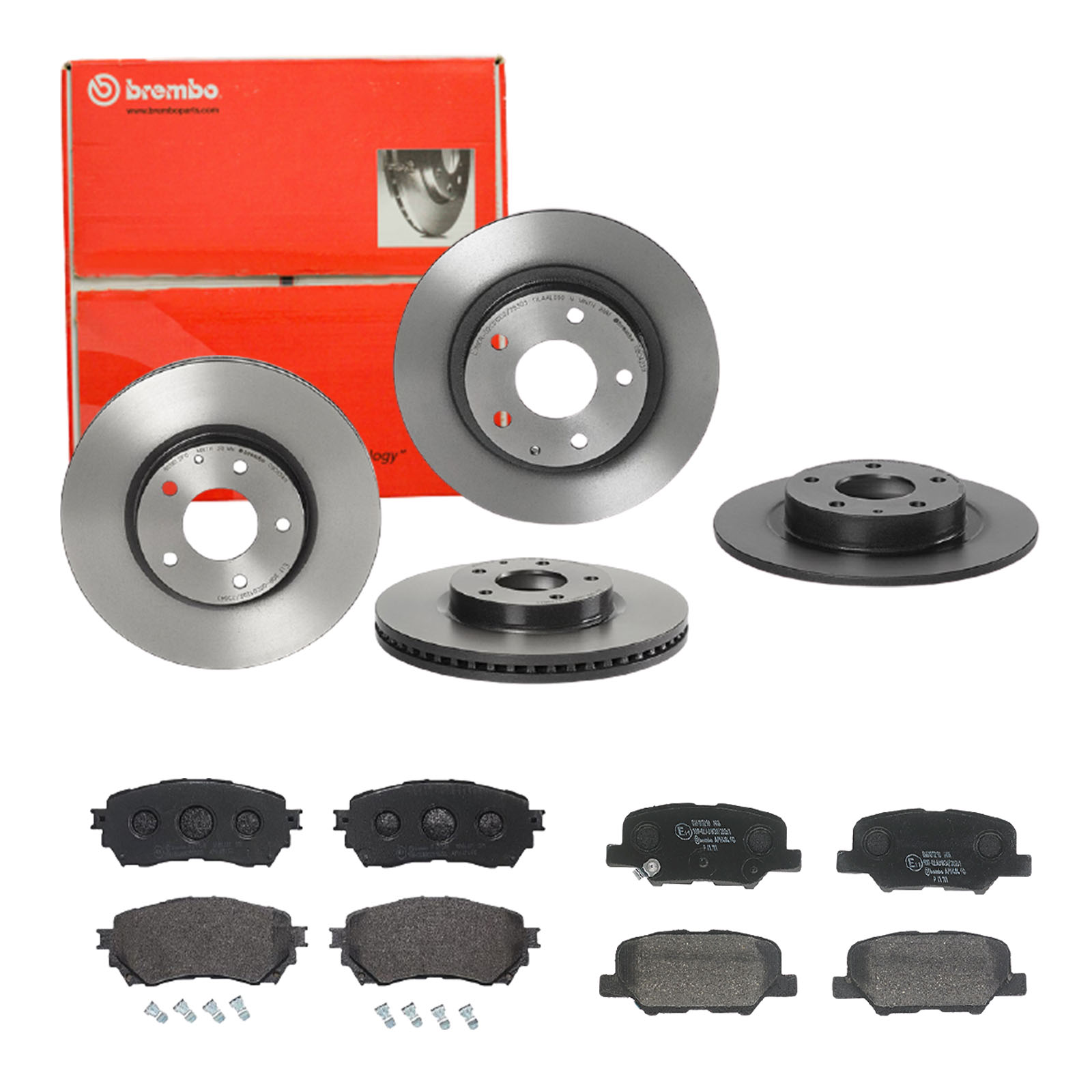 BREMBO Bremsensatz, Scheibenbremse sg00000e85 Hinterachse Innenbelüftet 278mm 28mm für CITROËN PEUGEOT MAZDA MITSUBISHI MAZDA (FAW)