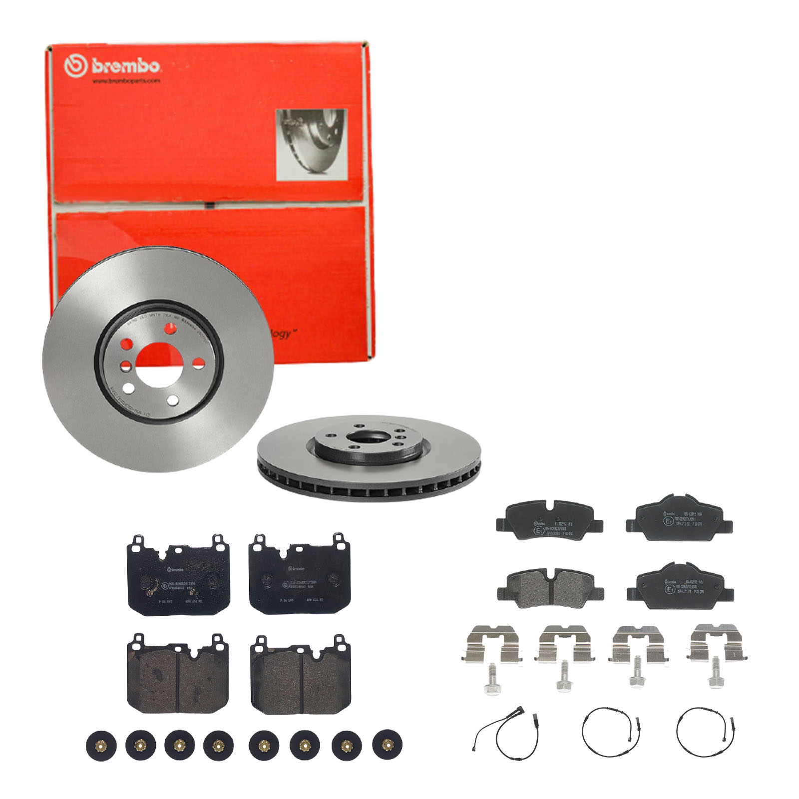 BREMBO Bremsensatz, Scheibenbremse sg00000e86 Hinterachse Voll 259mm 10mm für BMW MINI