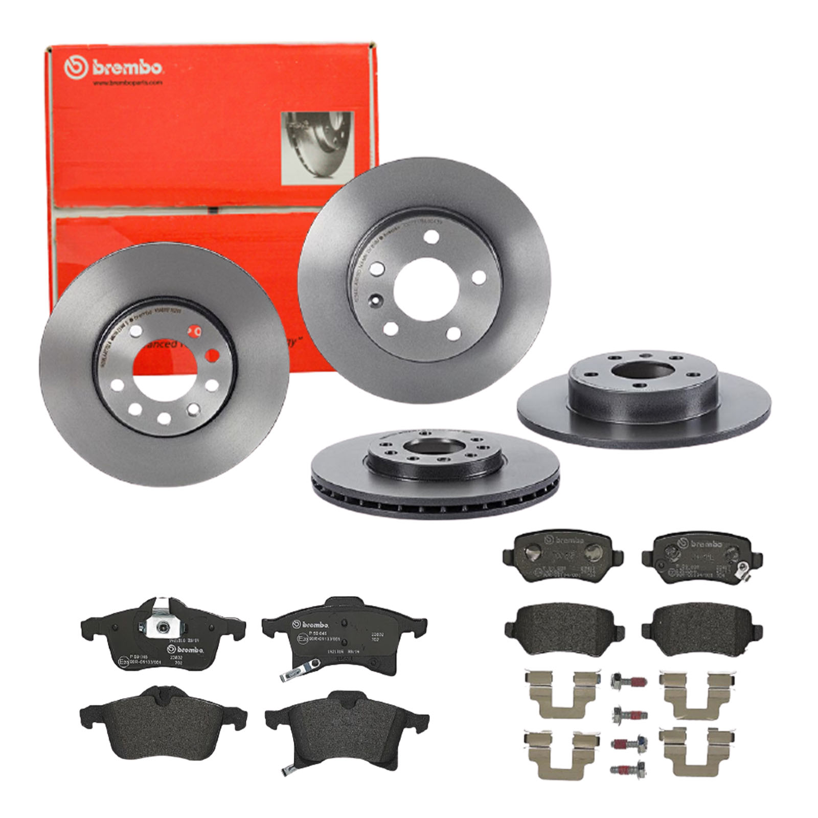 BREMBO Bremsensatz, Scheibenbremse sg00000e8g Vorderachse Voll 280mm 10mm für OPEL VAUXHALL GENERAL MOTORS SATURN KIA AC