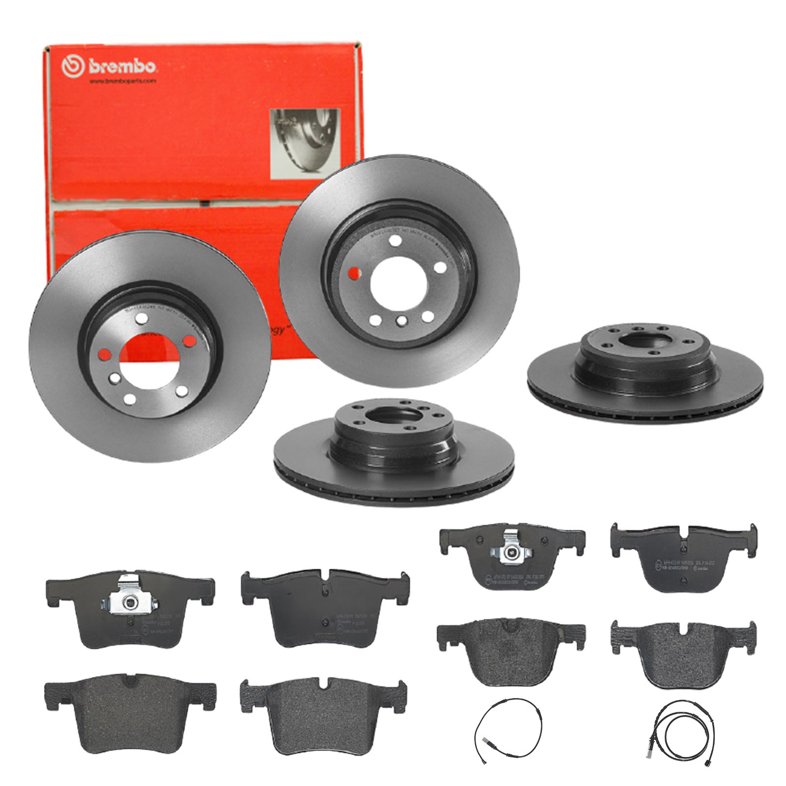 BREMBO Bremsensatz, Scheibenbremse sg00000e8j Vorderachse Innenbelüftet 330mm 24mm für BMW