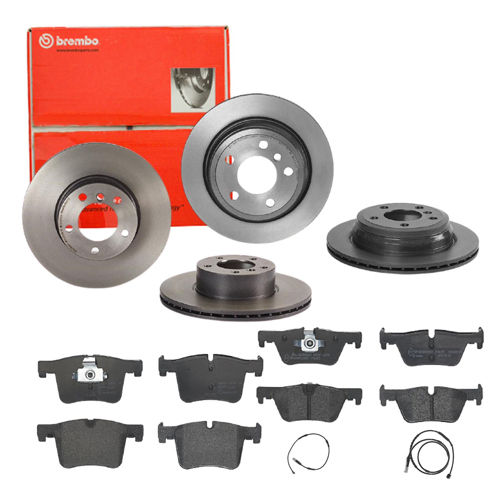 BREMBO Bremsensatz, Scheibenbremse sg00000e9c Vorderachse Innenbelüftet 312mm 24mm für BMW