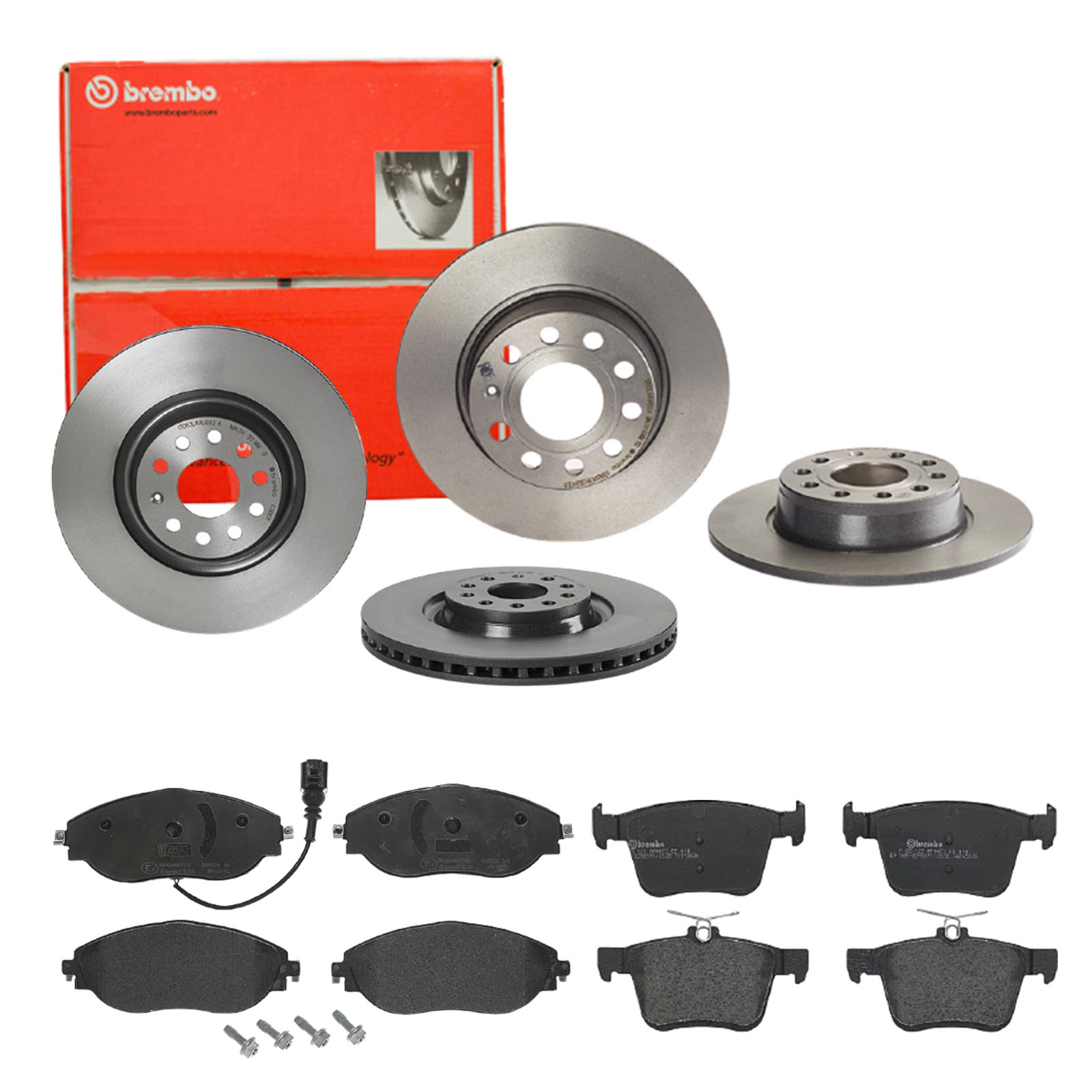 BREMBO Bremsensatz, Scheibenbremse sg00000e9p Vorderachse Voll 272mm 30mm für MG (SAIC) VW SEAT AUDI SKODA JETTA SKODA (SVW) VW (FAW) AUDI (FAW)