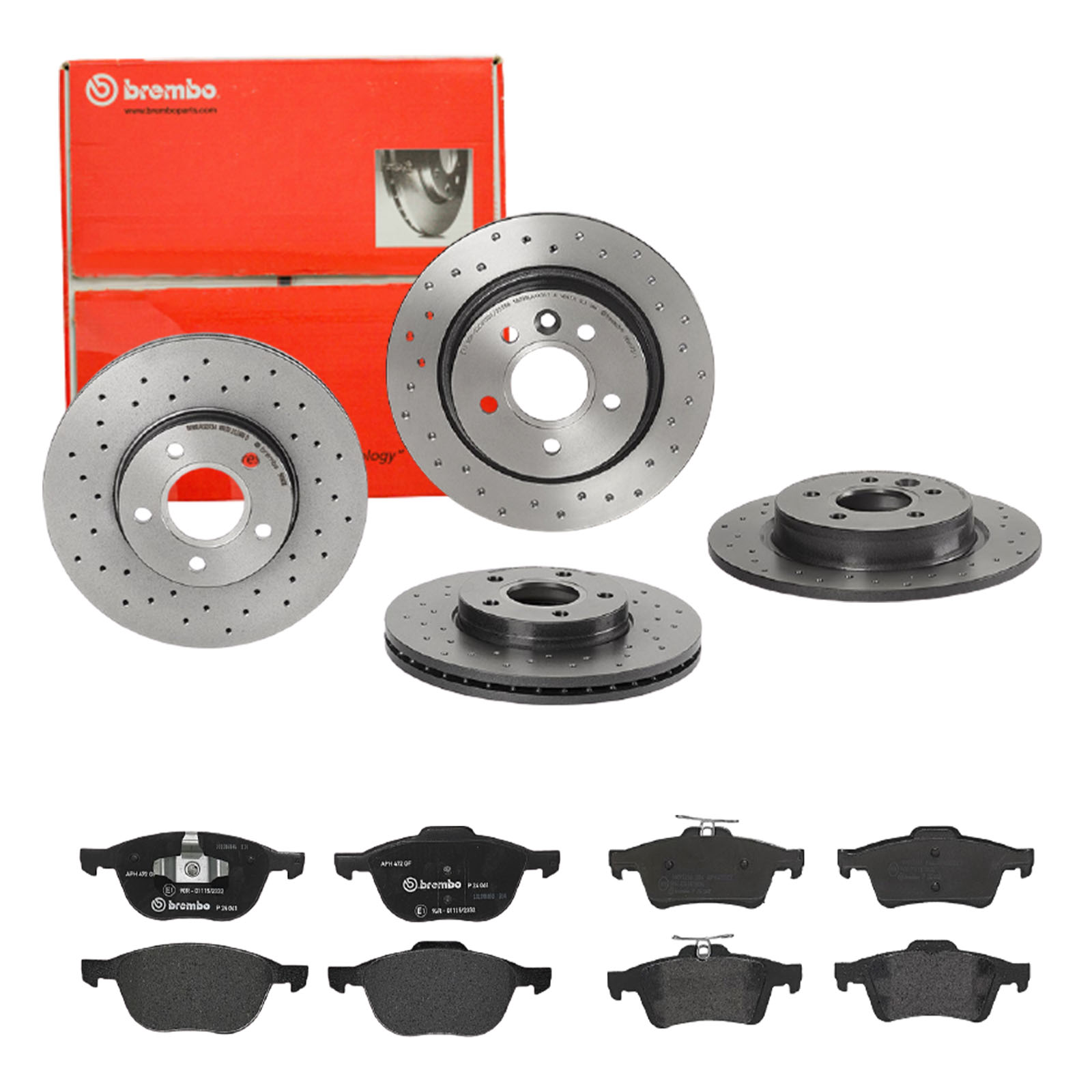 BREMBO Bremsensatz, Scheibenbremse sg00000e9r Vorderachse Voll 280mm 25mm für VOLVO FORD FORD (CHANGAN) NISSAN FORD USA MAZDA MAZDA (CHANGAN) FORD ASI