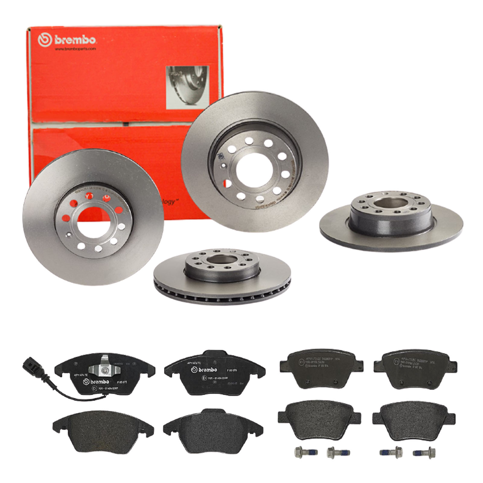 BREMBO Bremsensatz, Scheibenbremse sg00000ea4 Vorderachse Voll 288mm 25mm für VW VW (SVW) SKODA SEAT AUDI SKODA (SVW) VW (FAW) AUDI (FAW)