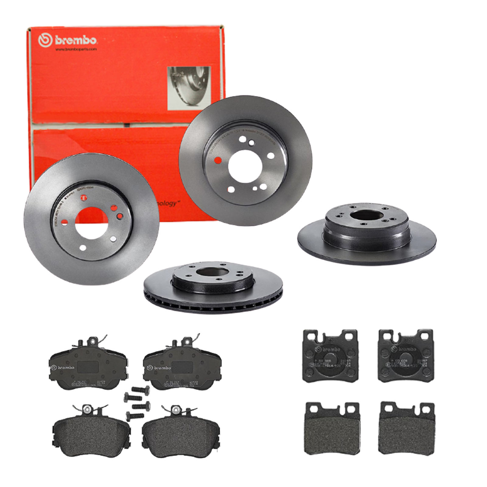 BREMBO Bremsensatz, Scheibenbremse sg00000ea6 Hinterachse Innenbelüftet 278mm 9mm für MERCEDES-BENZ CHRYSLER