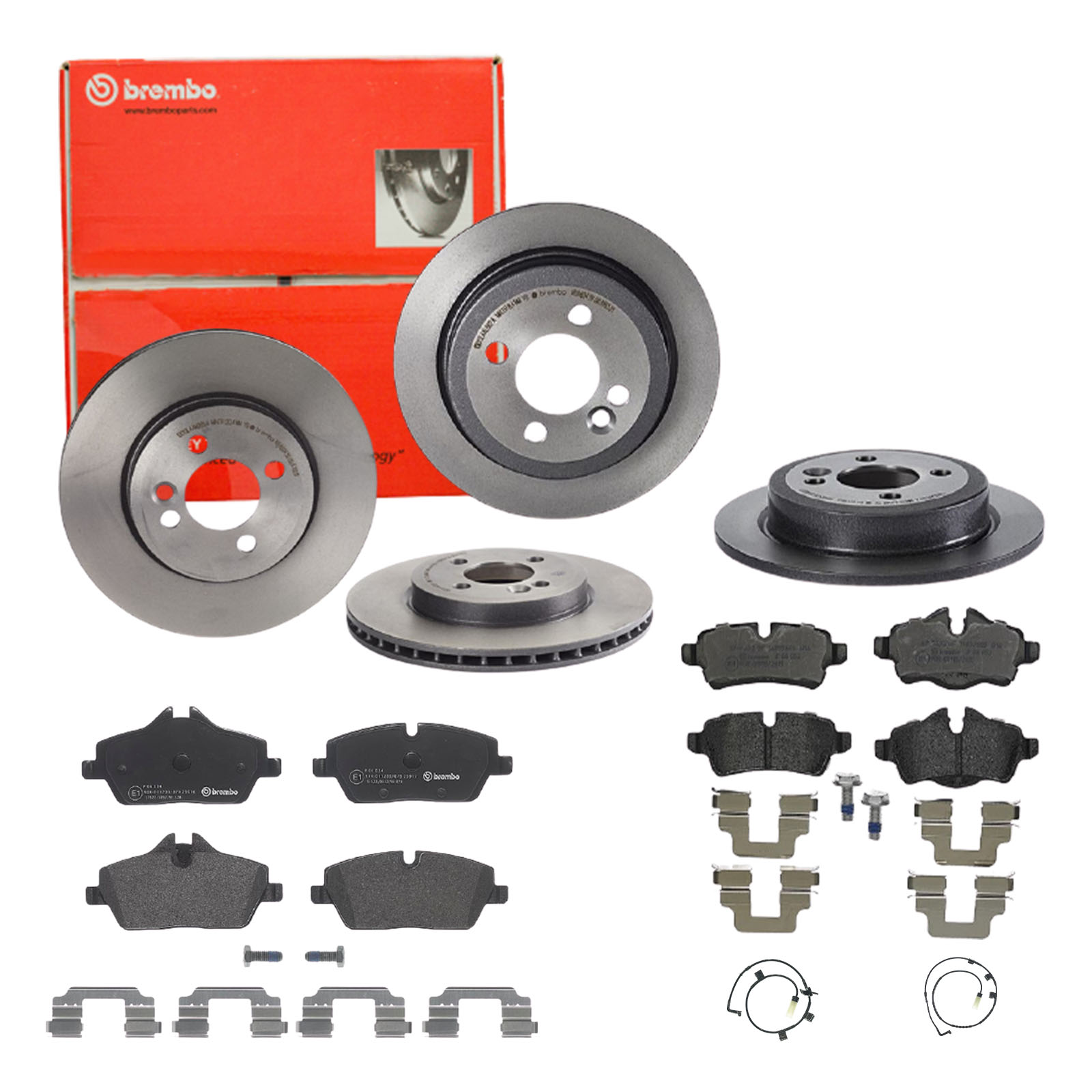 BREMBO Bremsensatz, Scheibenbremse sg00000eae Vorderachse Voll 259mm 22mm für BMW MINI BOLINDER MUNKTELL