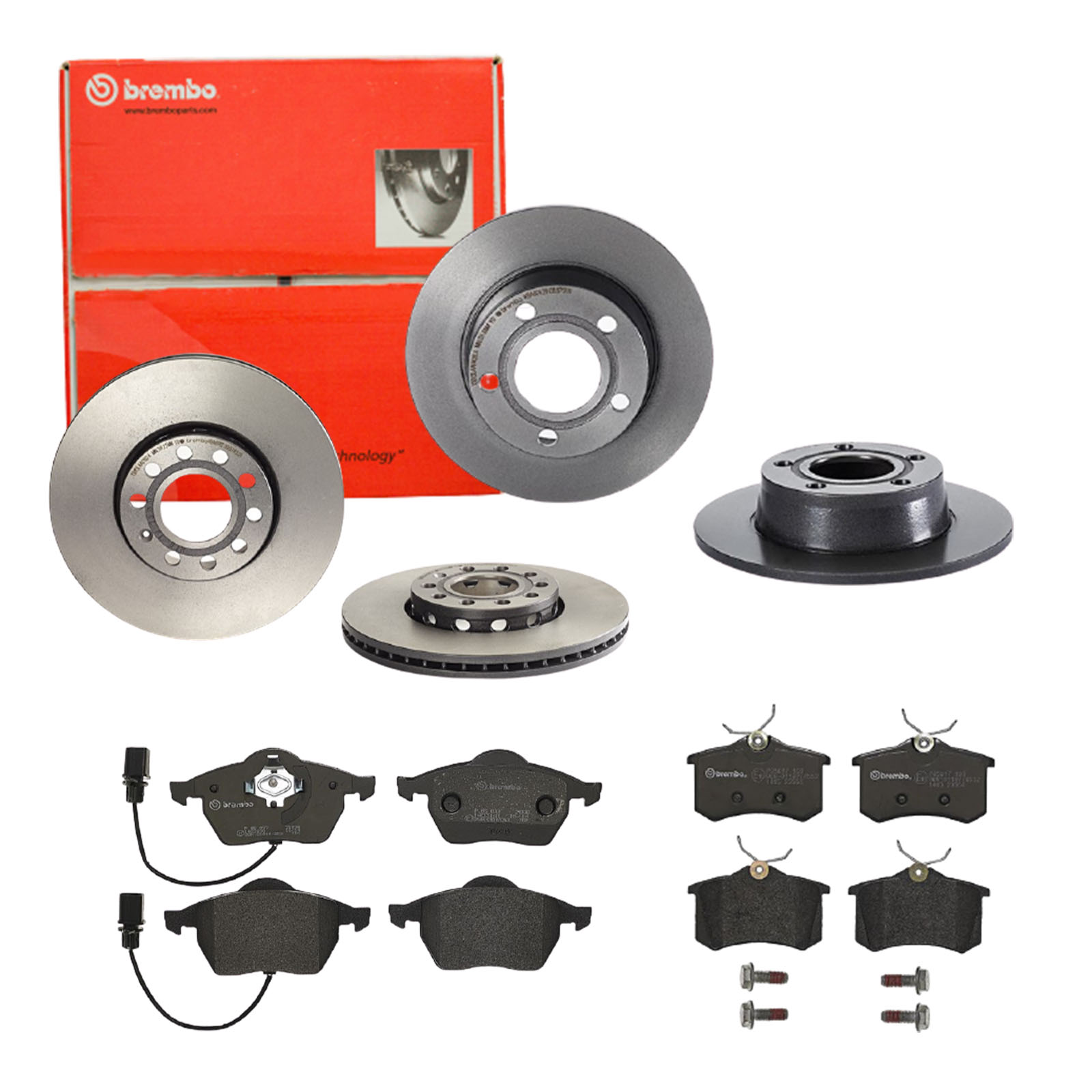 BREMBO Bremsensatz, Scheibenbremse sg00000eao Vorderachse Innenbelüftet 288mm 25mm für PEUGEOT MG (SAIC) ROEWE (SAIC) SKODA CITROËN SEAT AUDI VW AUDI