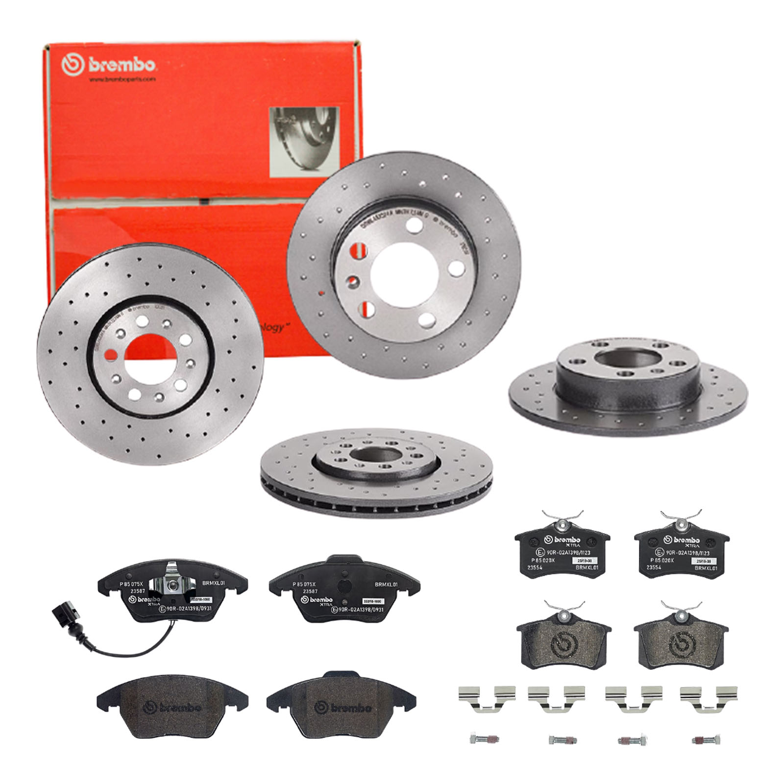 BREMBO Bremsensatz, Scheibenbremse sg00000eap Vorderachse Voll 230mm 25mm für CITROËN FORD ROEWE (SAIC) LANCIA ZHONGHUA (BRILLIANCE) PEUGEOT DS VW SKO