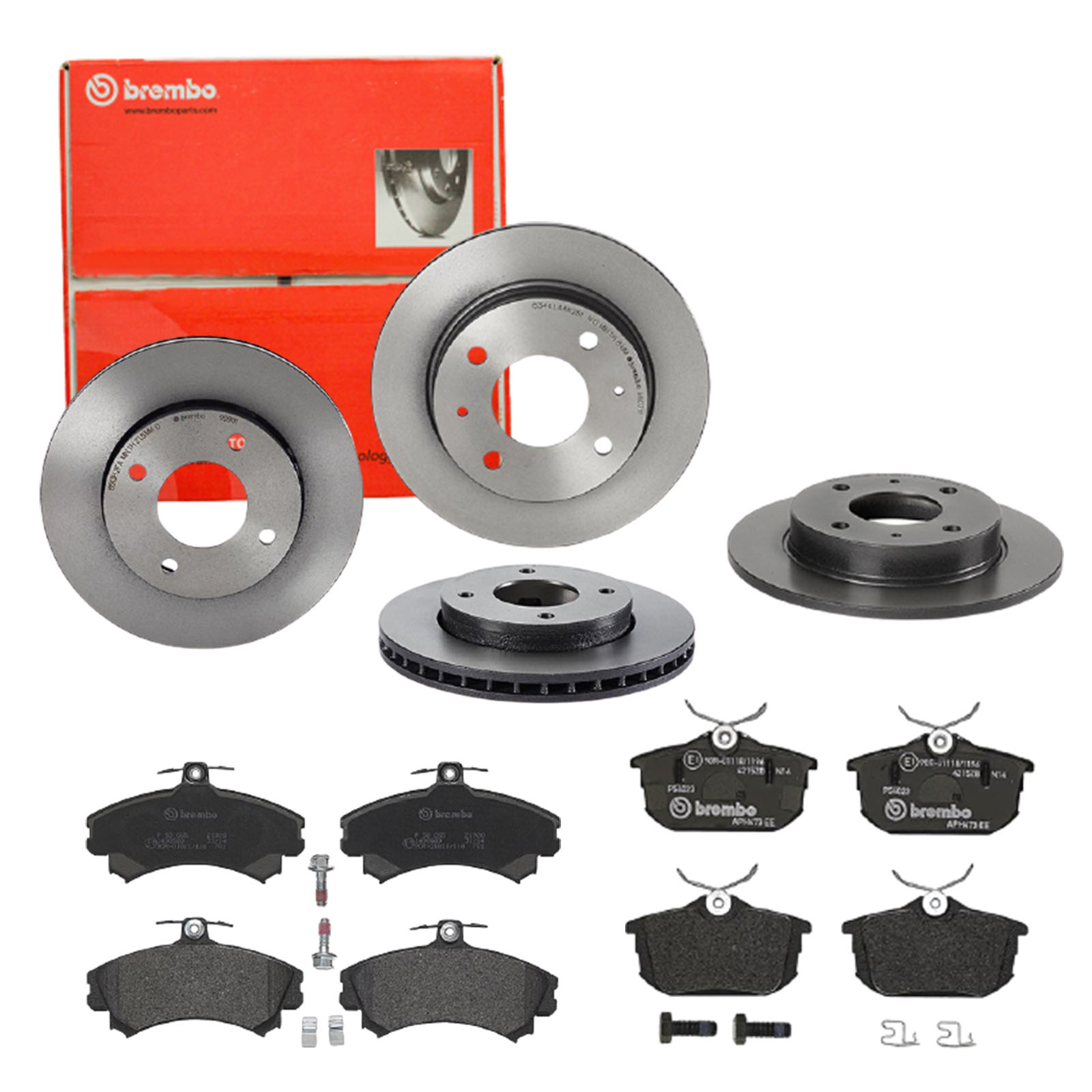 BREMBO Bremsensatz, Scheibenbremse sg00000eas Hinterachse Voll 250mm 24mm für VOLVO MITSUBISHI BAIC HAIMA (FAW) SMART NISSAN PROTON