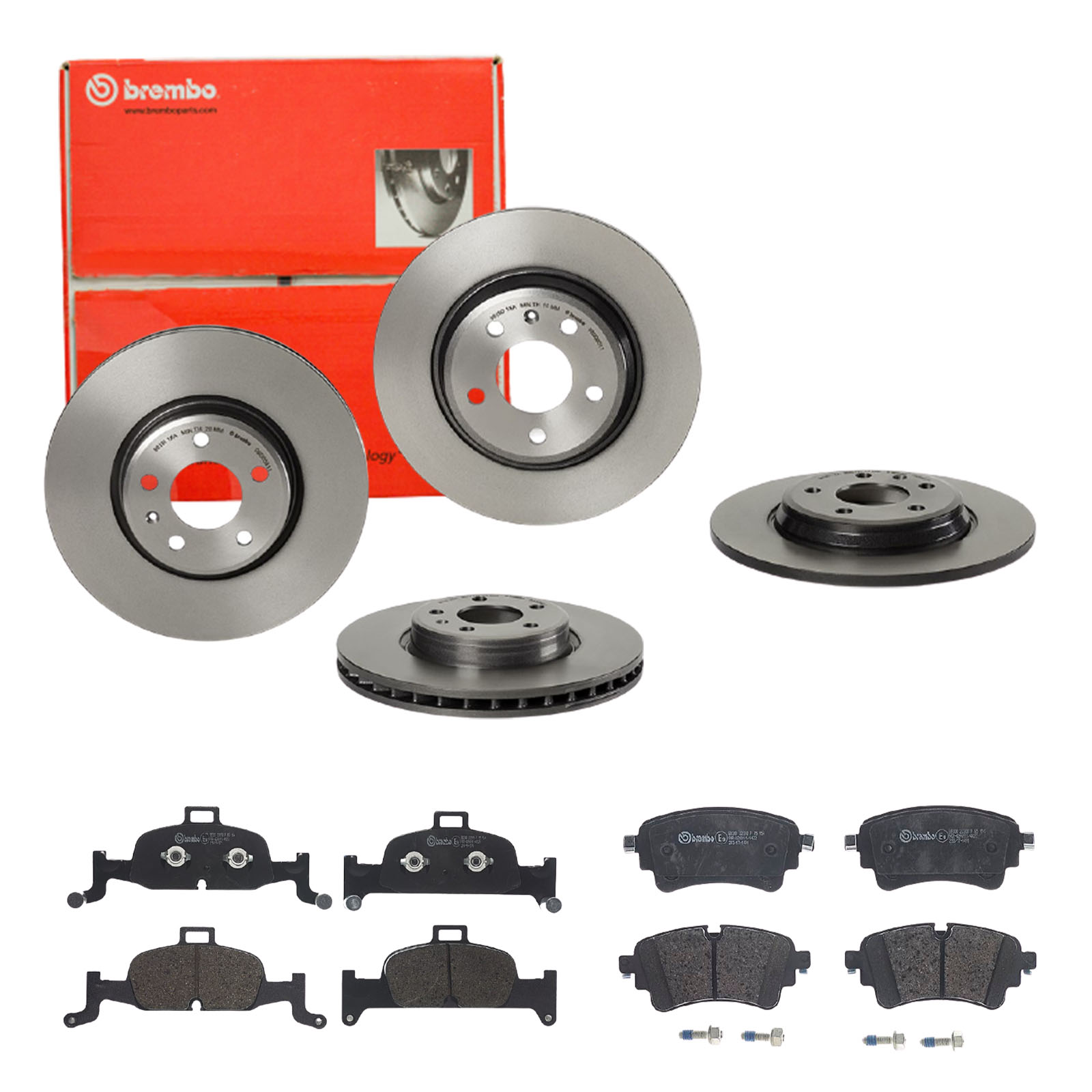 BREMBO Bremsensatz, Scheibenbremse sg00000eb0 Hinterachse Innenbelüftet 300mm 30mm für VW AUDI SEAT AUDI (FAW) SKODA