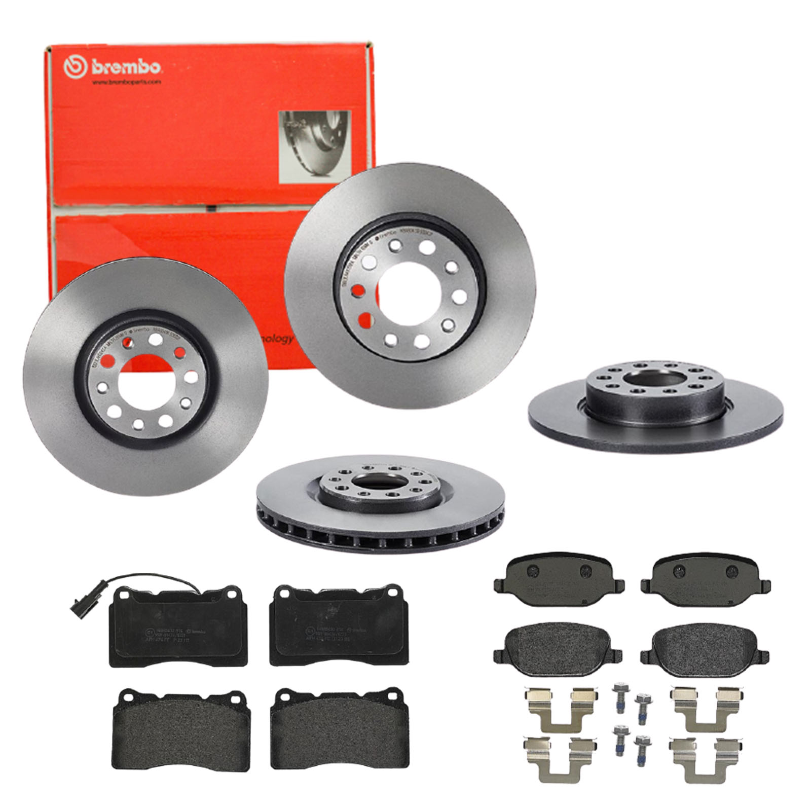 BREMBO Bremsensatz, Scheibenbremse sg00000ebc Hinterachse Voll 278mm 12mm für LANCIA ALFA ROMEO FIAT (GAC) JEEP FIAT JEEP (GAC FCA) MASERATI DODGE CHR
