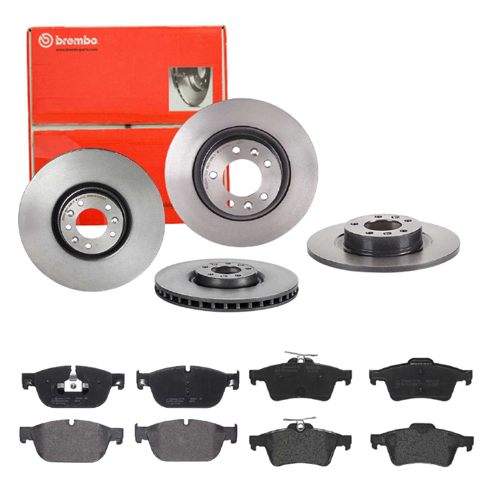 BREMBO Bremsensatz, Scheibenbremse sg00000ebs Vorderachse Innenbelüftet 290mm 12mm für CITROËN PEUGEOT (DF-PSA) PEUGEOT