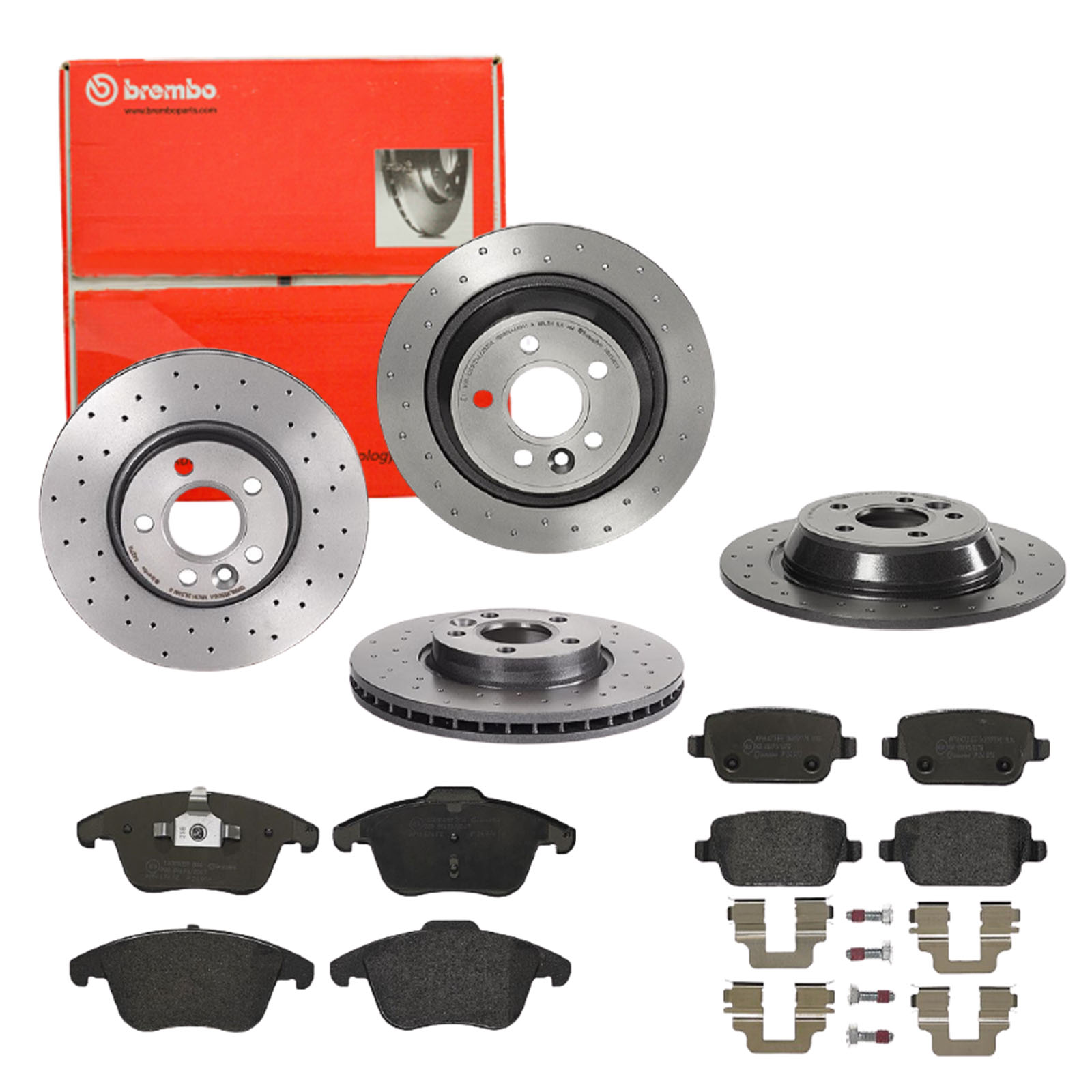 BREMBO Bremsensatz, Scheibenbremse sg00000ec2 Hinterachse Gelocht 300mm 11mm für FORD FORD (CHANGAN) VOLVO MG (SAIC) VOLVO (CHANGAN) VOLVO ASIA JAGUAR