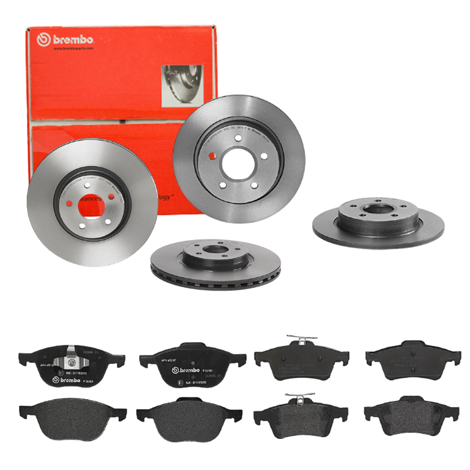BREMBO Bremsensatz, Scheibenbremse sg00000ec7 Hinterachse Voll 271mm 25mm für FORD FORD (CHANGAN) VOLVO MAZDA FORD ASIA & OCEANIA MITSUBISHI FORD USA