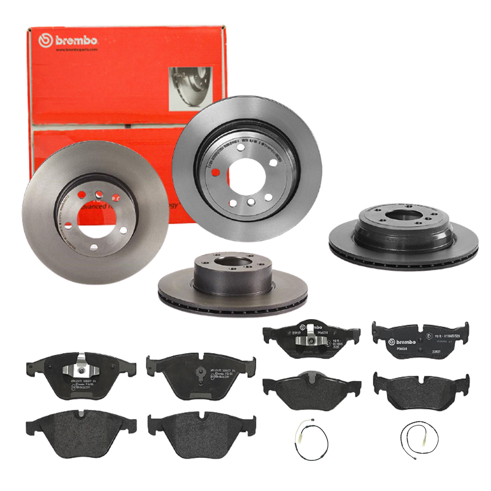 BREMBO Bremsensatz, Scheibenbremse sg00000ecc Hinterachse Innenbelüftet 312mm 20mm für BMW BMW (BRILLIANCE)