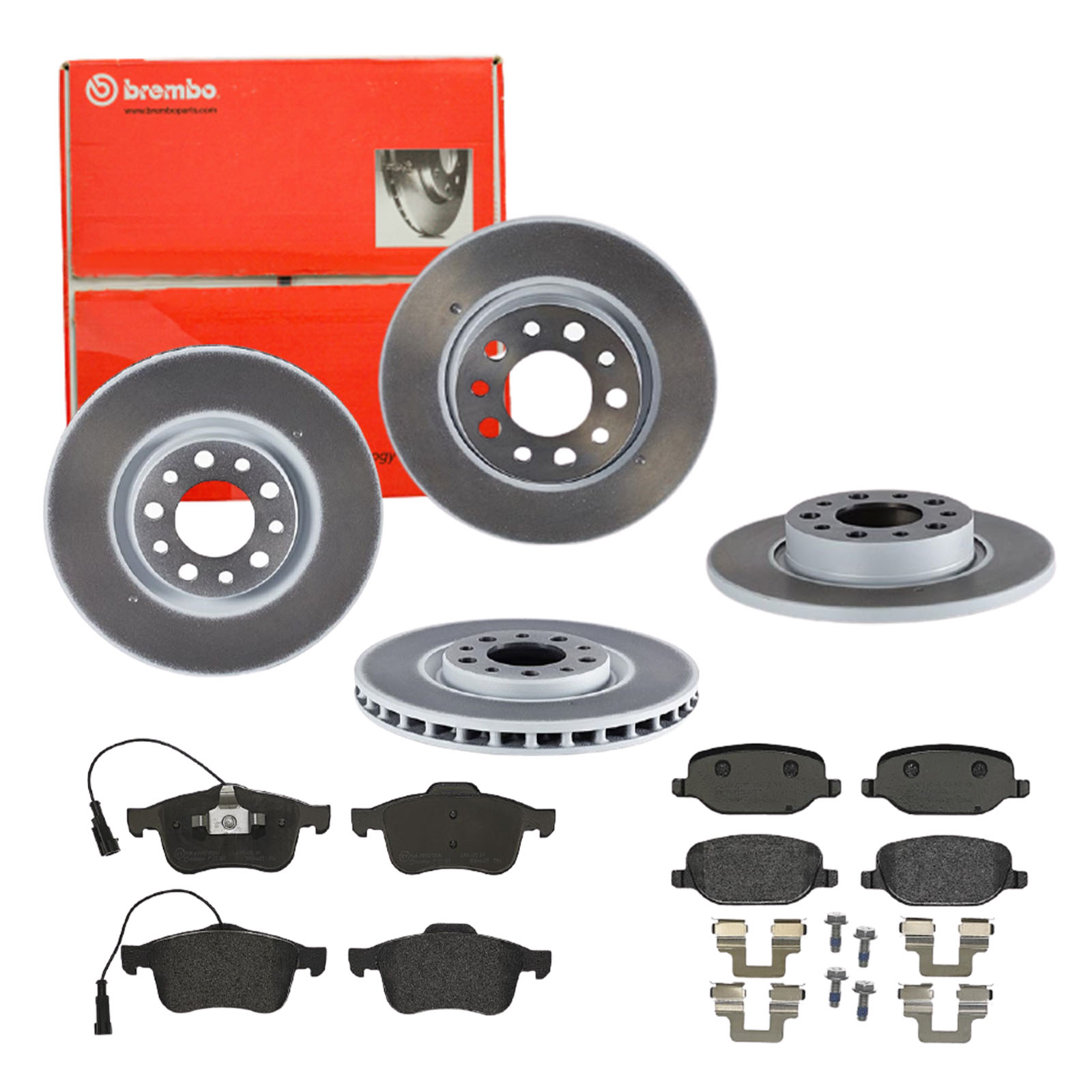 BREMBO Bremsensatz, Scheibenbremse sg00000ech Hinterachse Voll 278mm 28mm für LANCIA ALFA ROMEO FIAT
