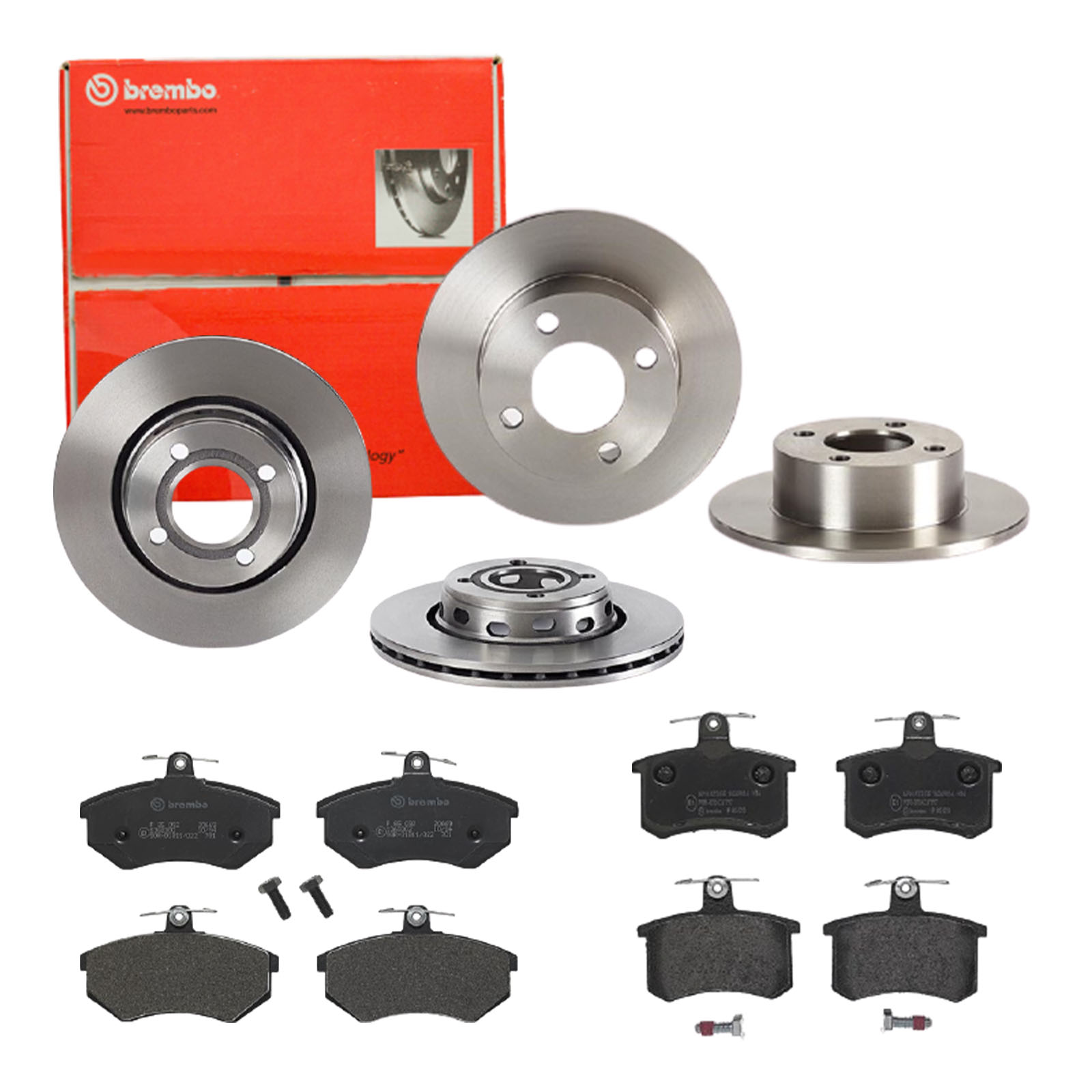 BREMBO Bremsensatz, Scheibenbremse sg00000ed2 Hinterachse Innenbelüftet 280mm 22mm für LANCIA ALFA ROMEO FIAT AUDI SKODA VW SEAT